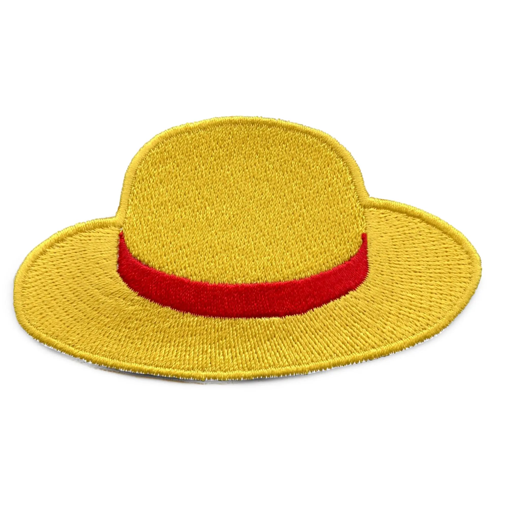 Anime Yellow Straw Hat Patch Embroidered Iron On
