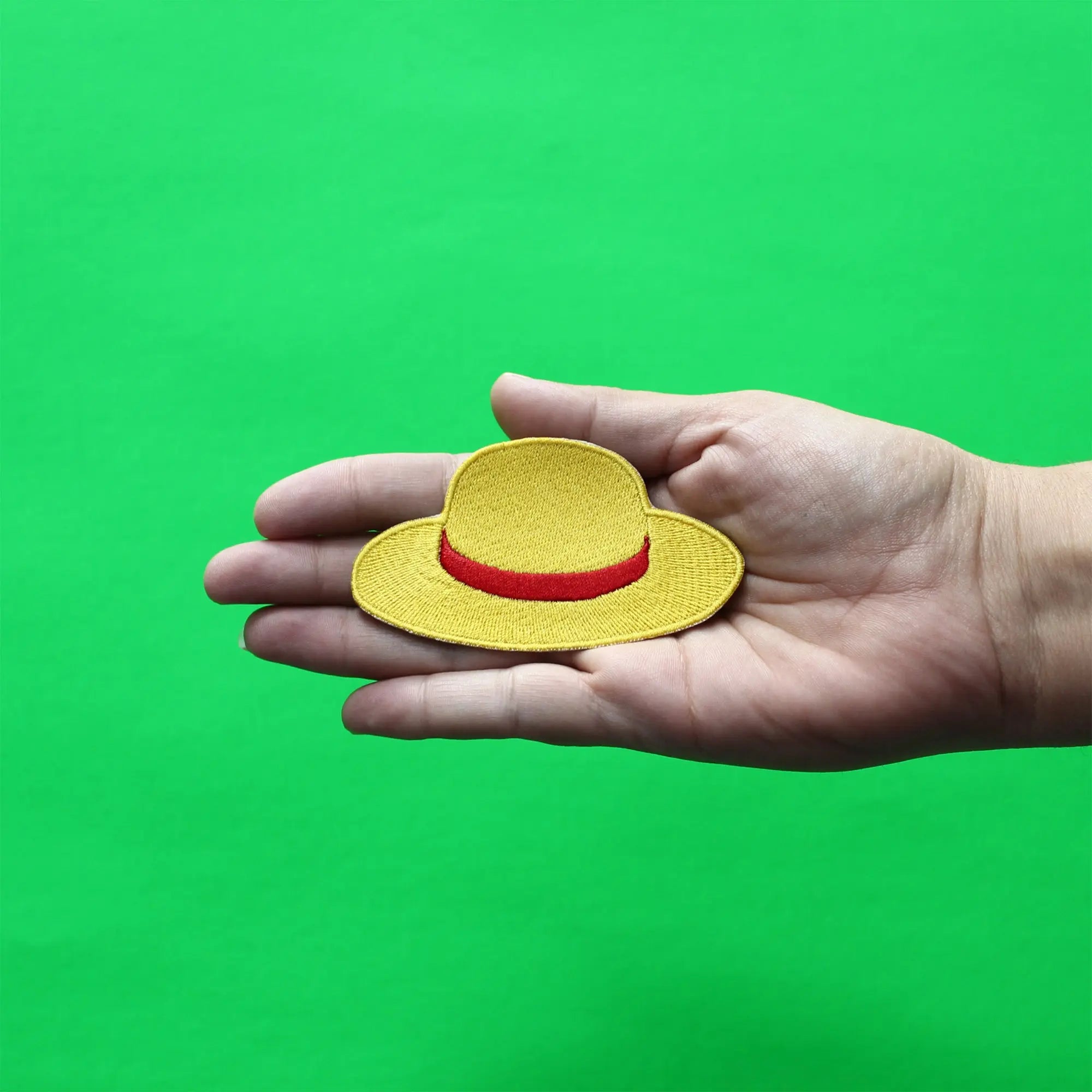 Anime Yellow Straw Hat Patch Embroidered Iron On