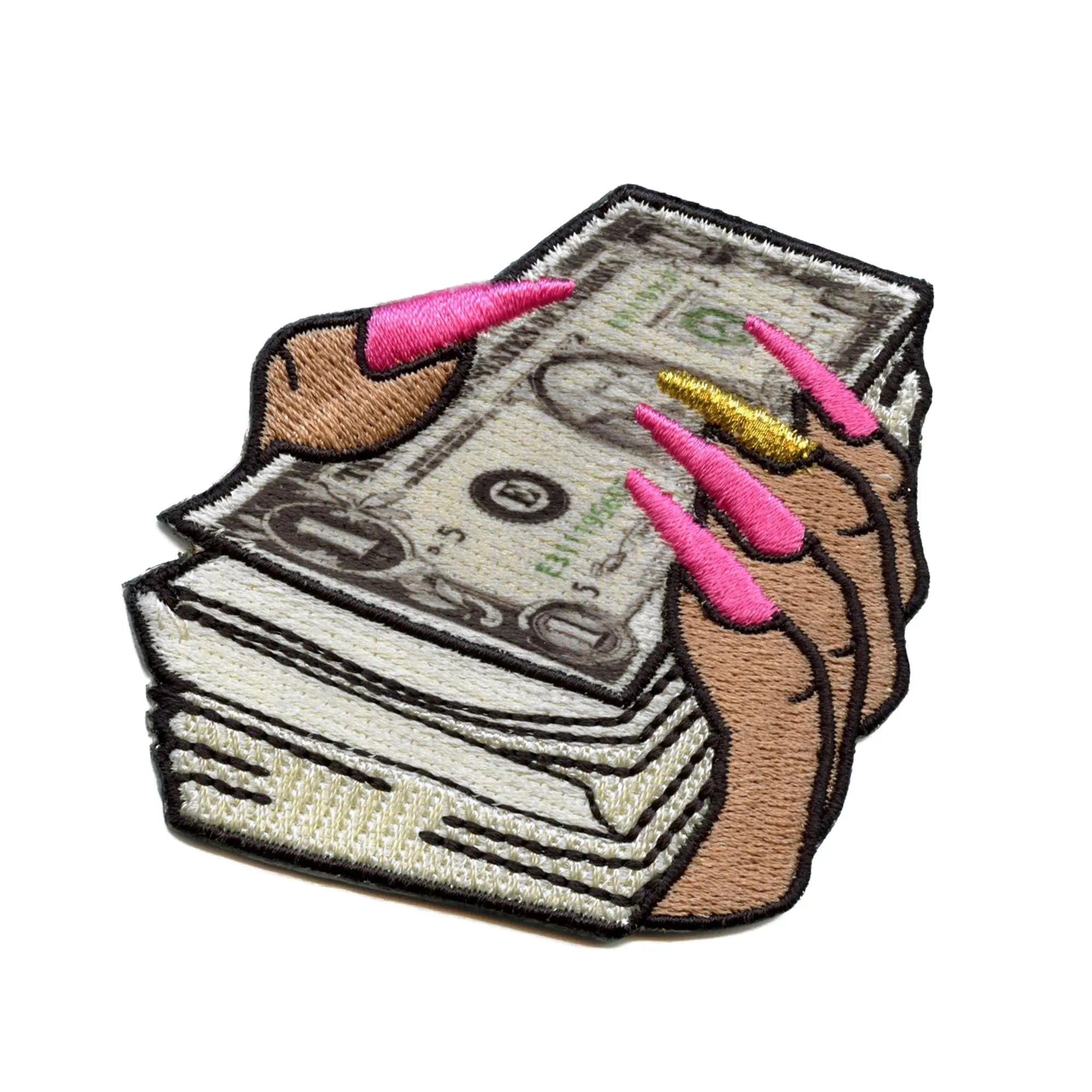 Make It Rain Money Patch Stripper Rap Culture Embroidered Iron On