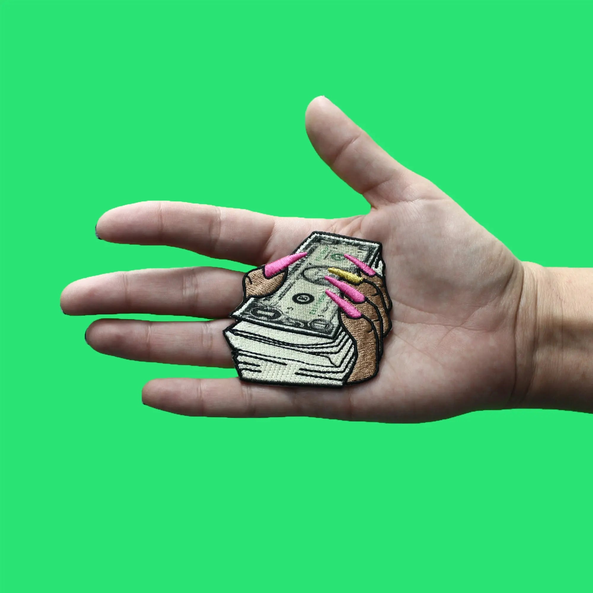 Make It Rain Money Patch Stripper Rap Culture Embroidered Iron On