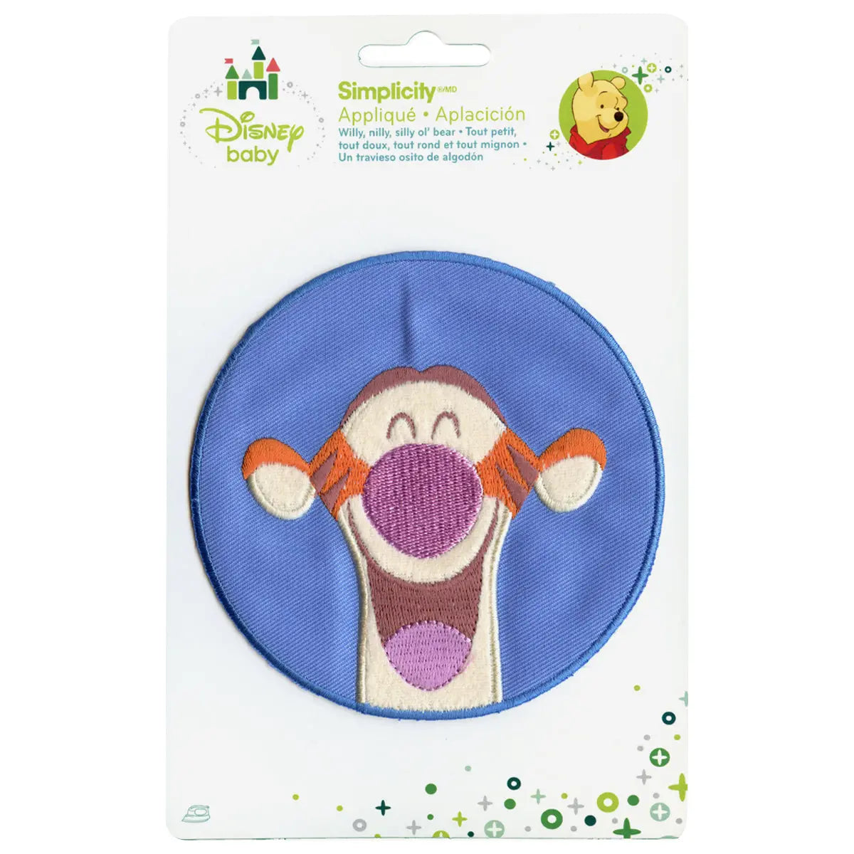 Disney Tigger Sleeping Embroidered Applique Iron On Patch