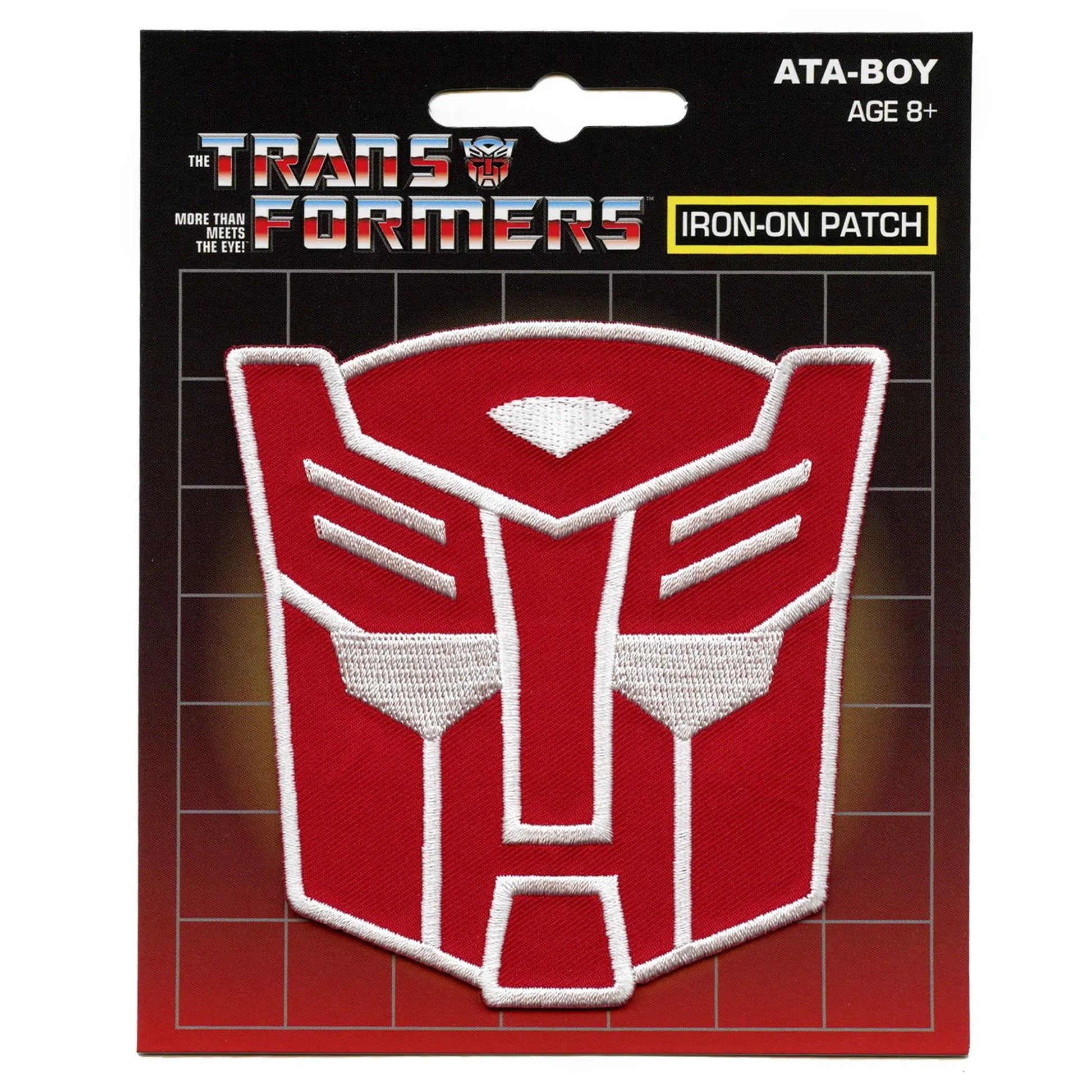 Transformers Red Helmet Insignia Patch Autobots Leader Optimus Prime Embroidered Iron On