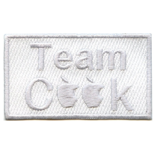 Team Cook Apples Box Logo Embroidered Iron On Patch