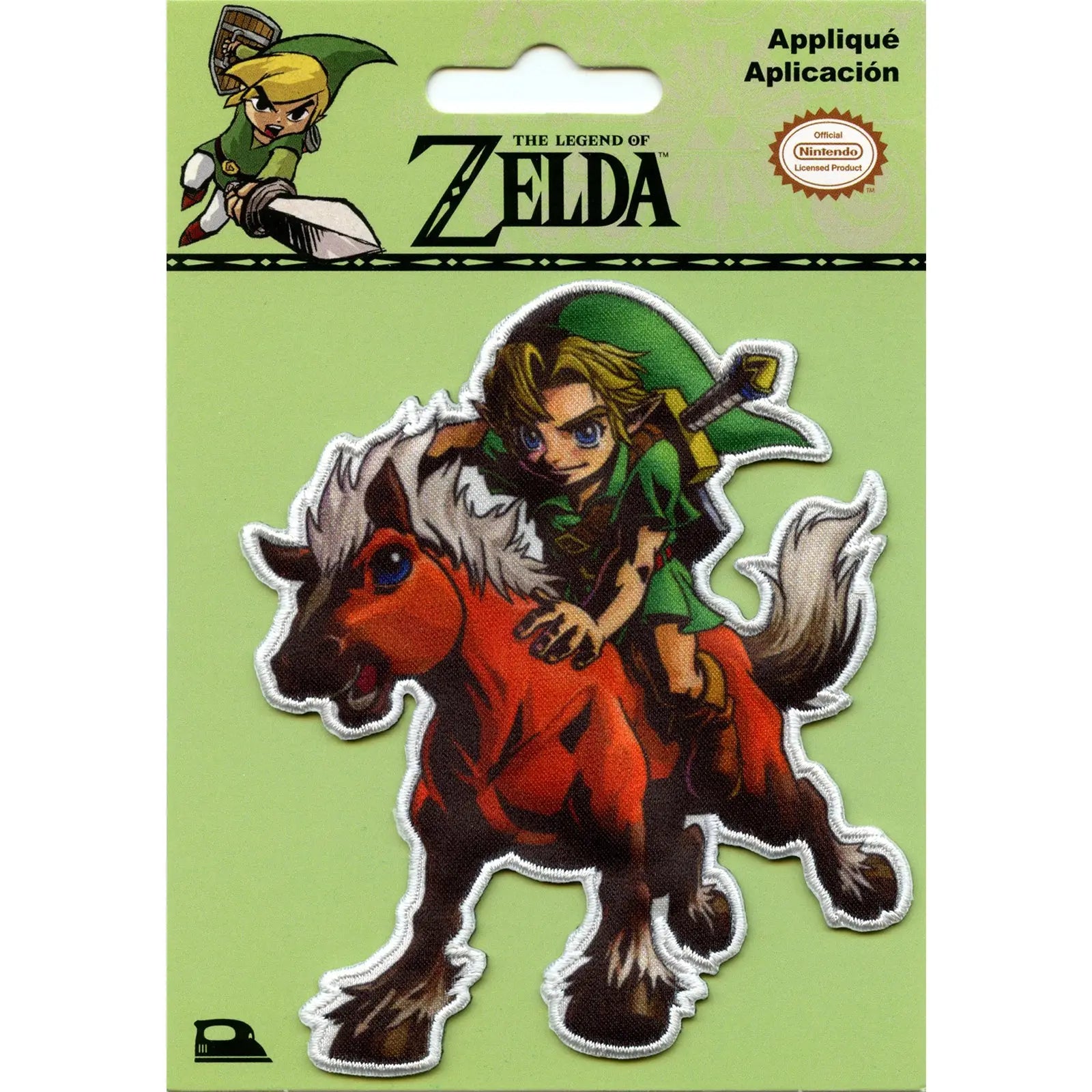 The Legend of Zelda Link Riding Horse Iron On Patch