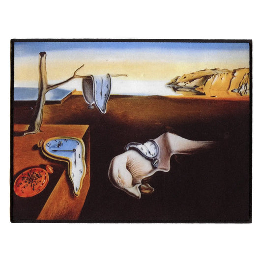 The Persistence Of Memory Photo Patch Salvador Dali Painting XL Embroidered Iron On