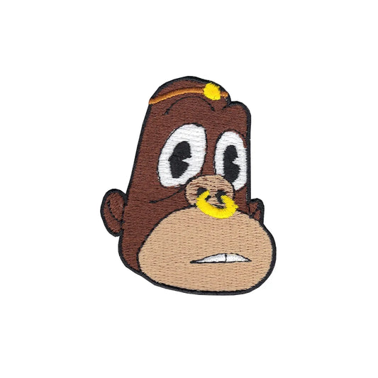 The Story Of O.J Dark Skin Jay Bo Head Iron On Applique Patch