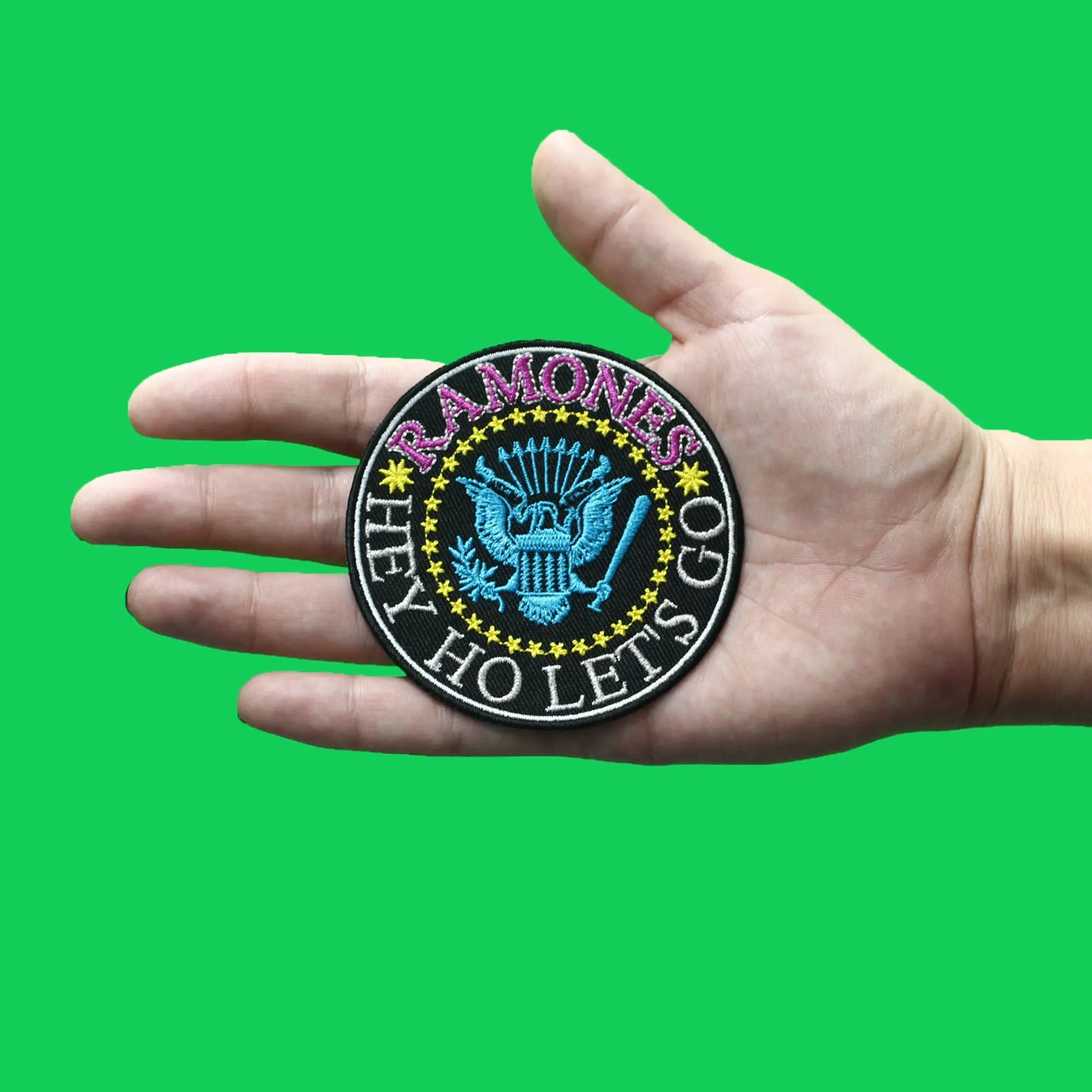 The Ramones Hey Ho Patch Punk Rock Band Embroidered Iron On
