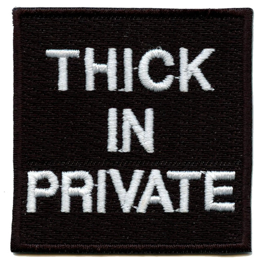 Thick In Private Box Embroidered Iron On Patch