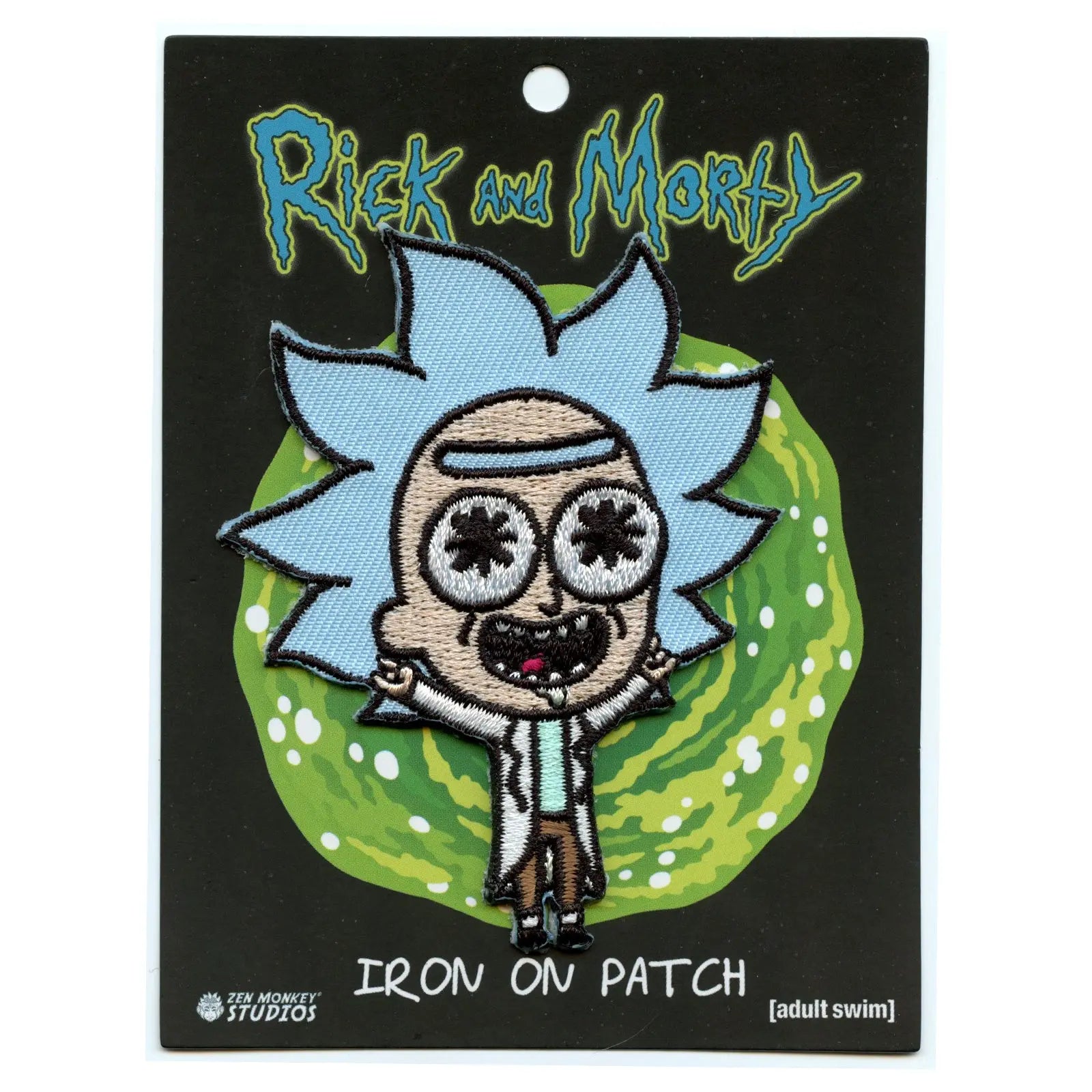Rick and Morty Tiny Rick Embroidered Iron On Patch