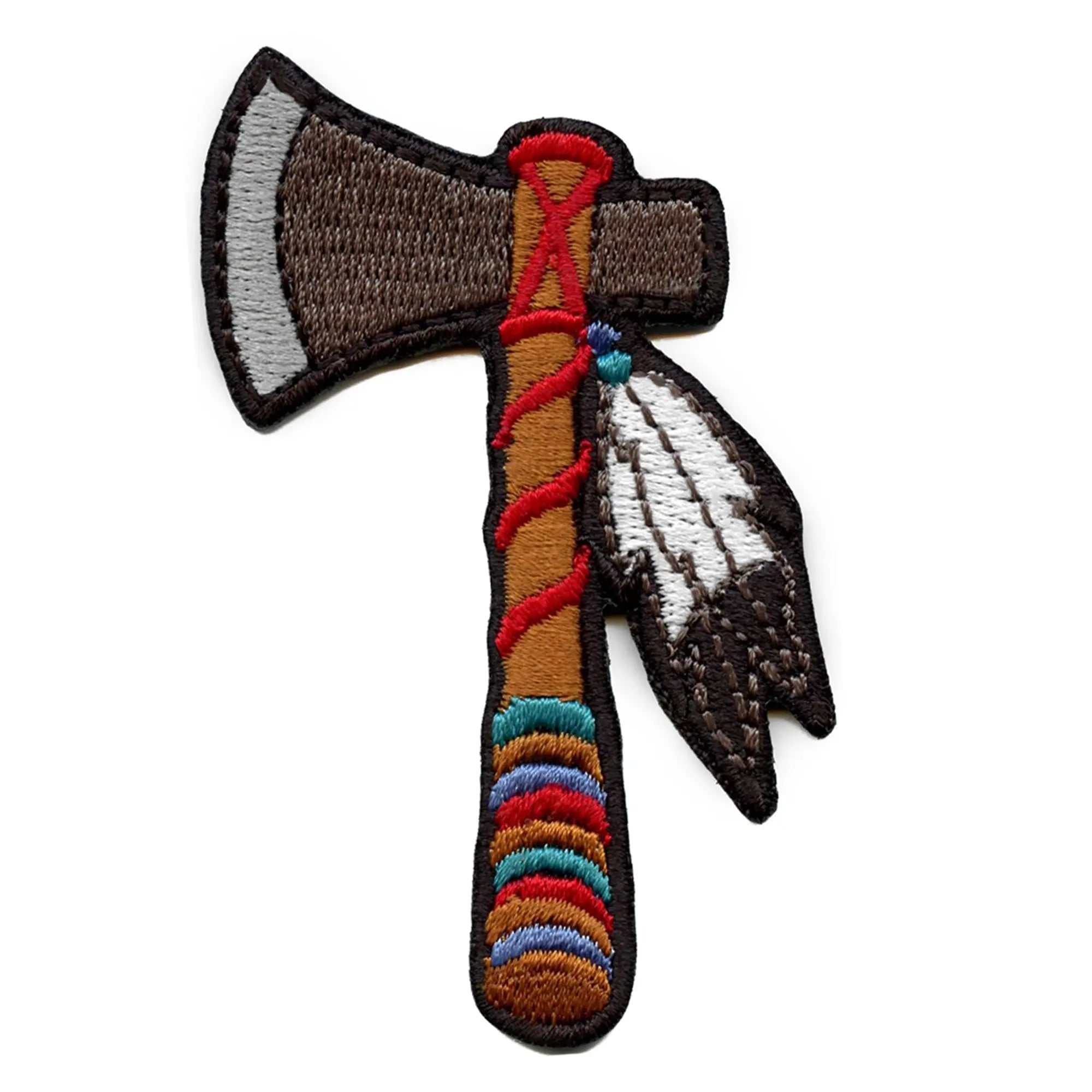 Native American Patch Tomahawk Embroidered Iron On