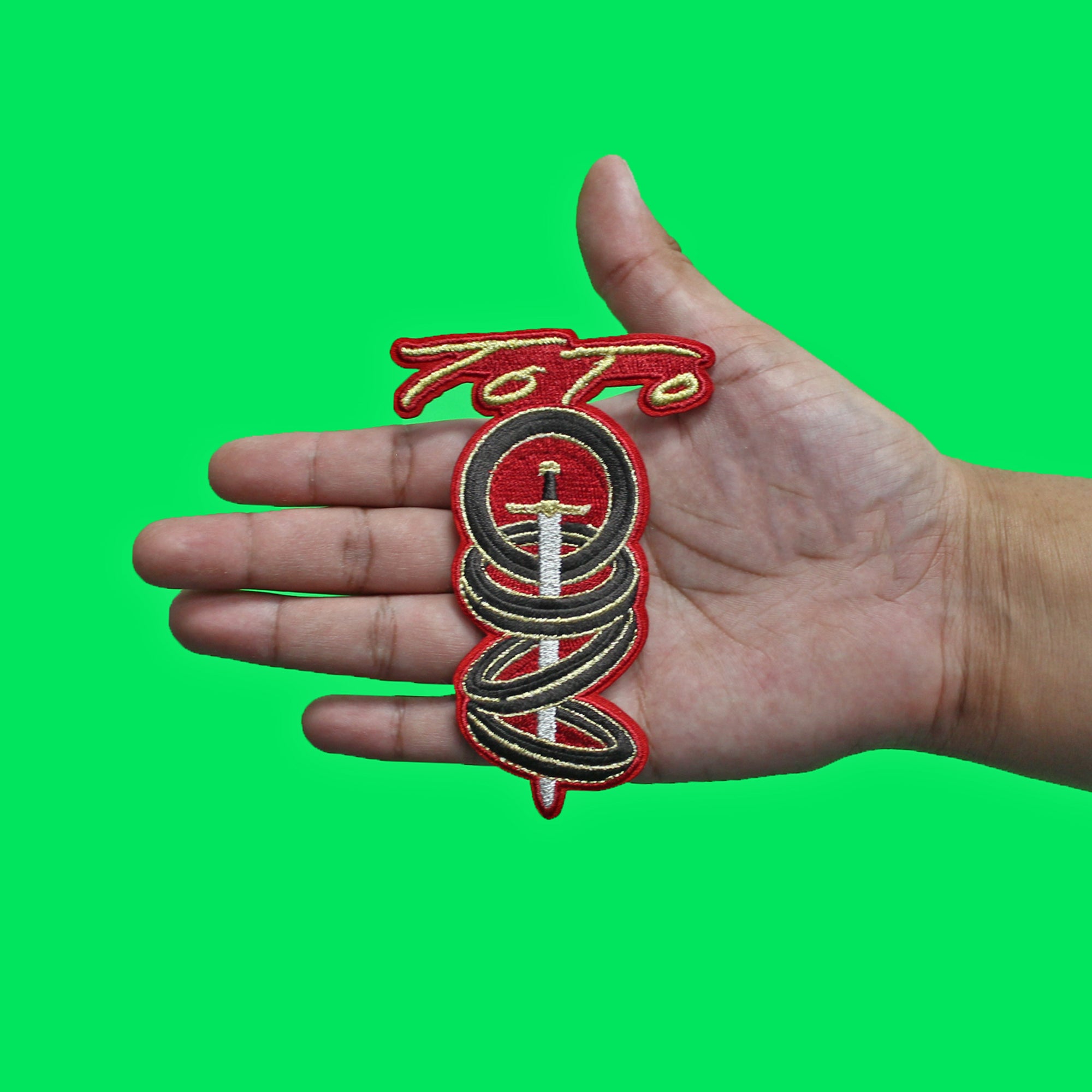 Toto Africa Album Art Patch Pop Rock Band Embroidered Iron On