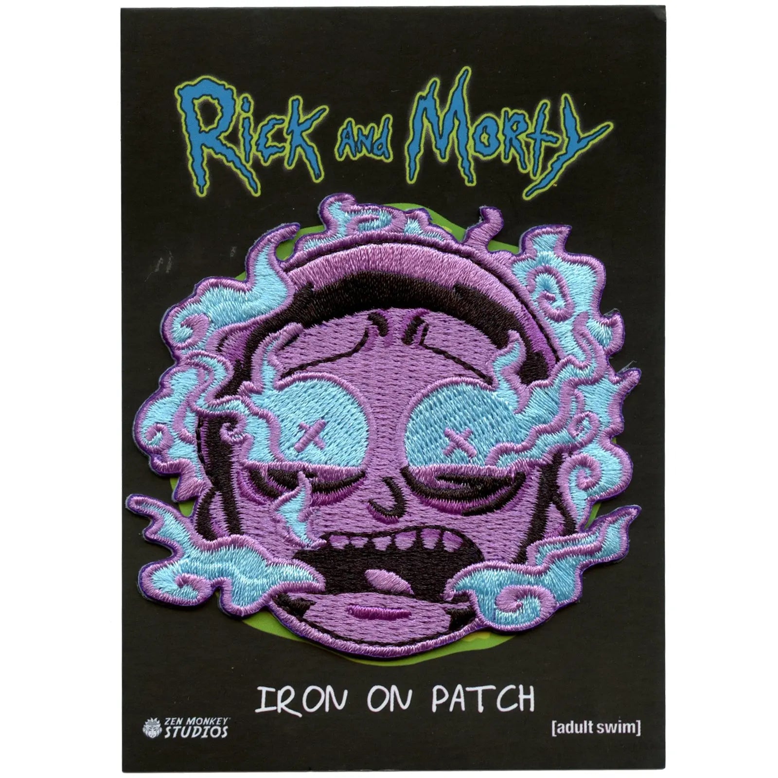 Rick and Morty Burnt Out Morty Embroidered Iron On Patch