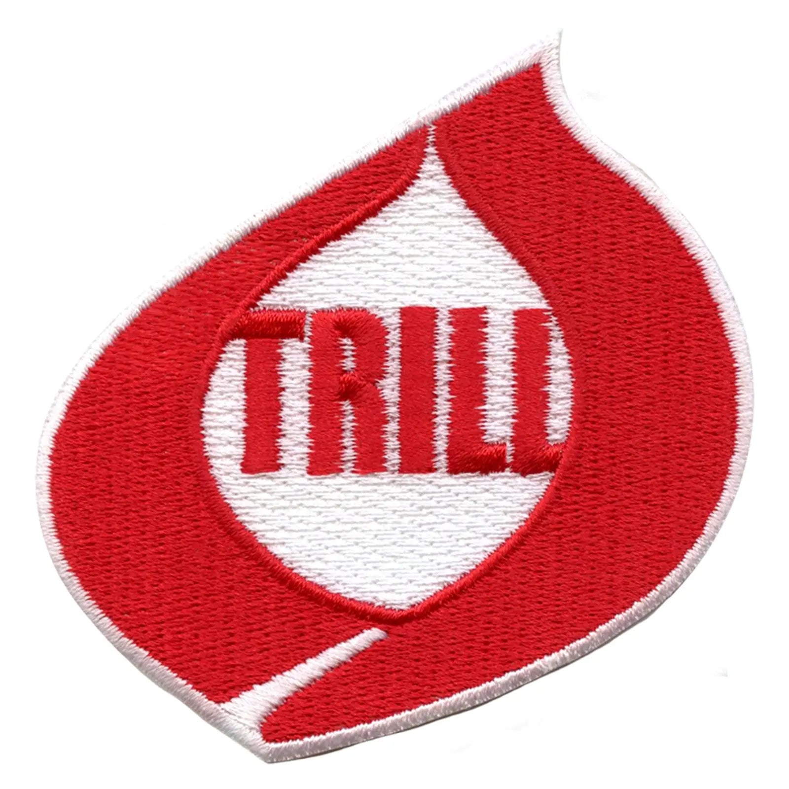 Trill Red Flame Iron On Patch