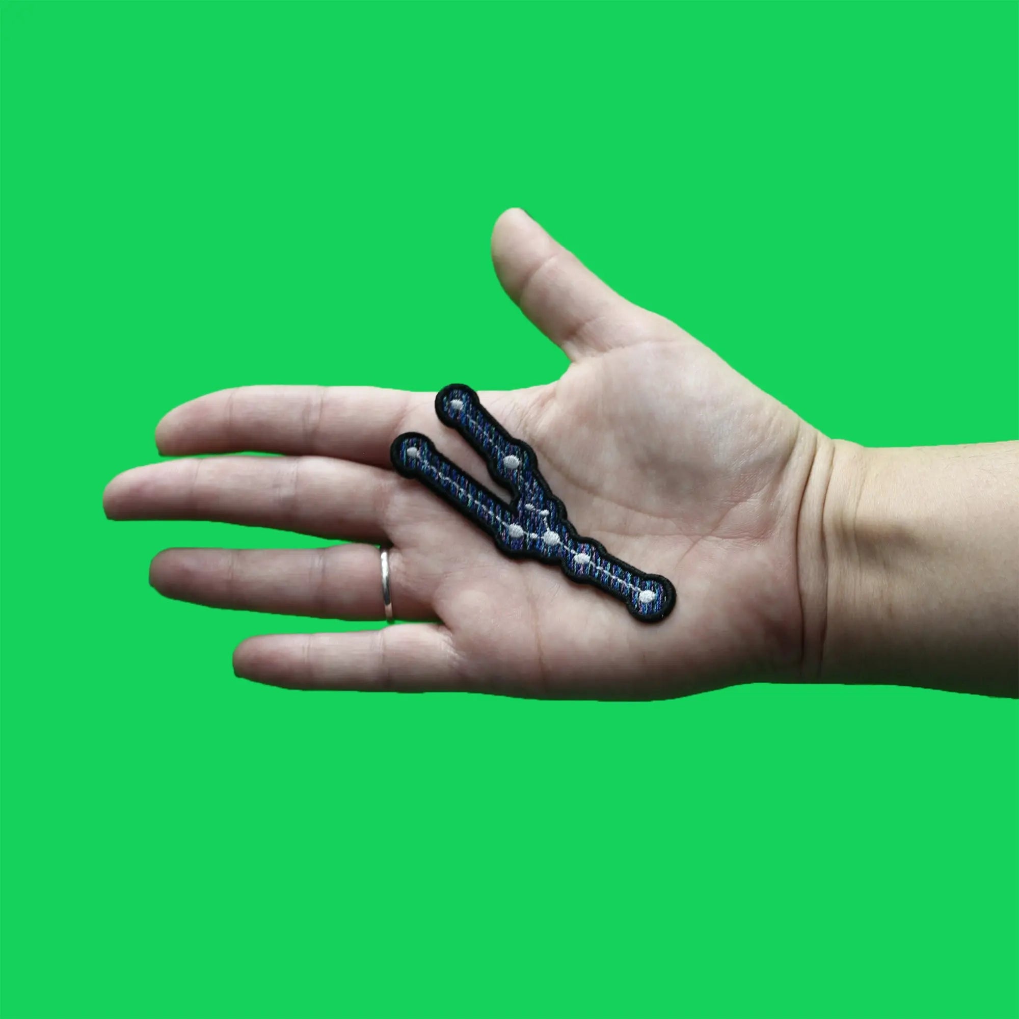 Tuarus Zodiac Constellation Patch Stars Bull Horoscope Embroidered Iron On