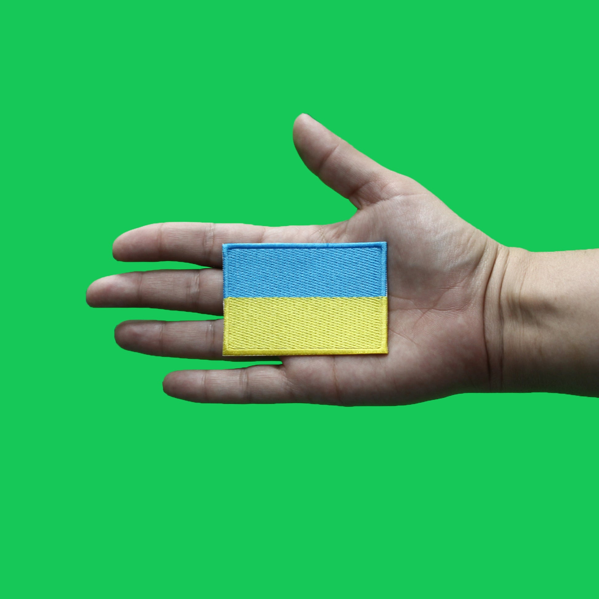 Ukraine Country Flag Patch Pride Prosperity Support Embroidered Iron On