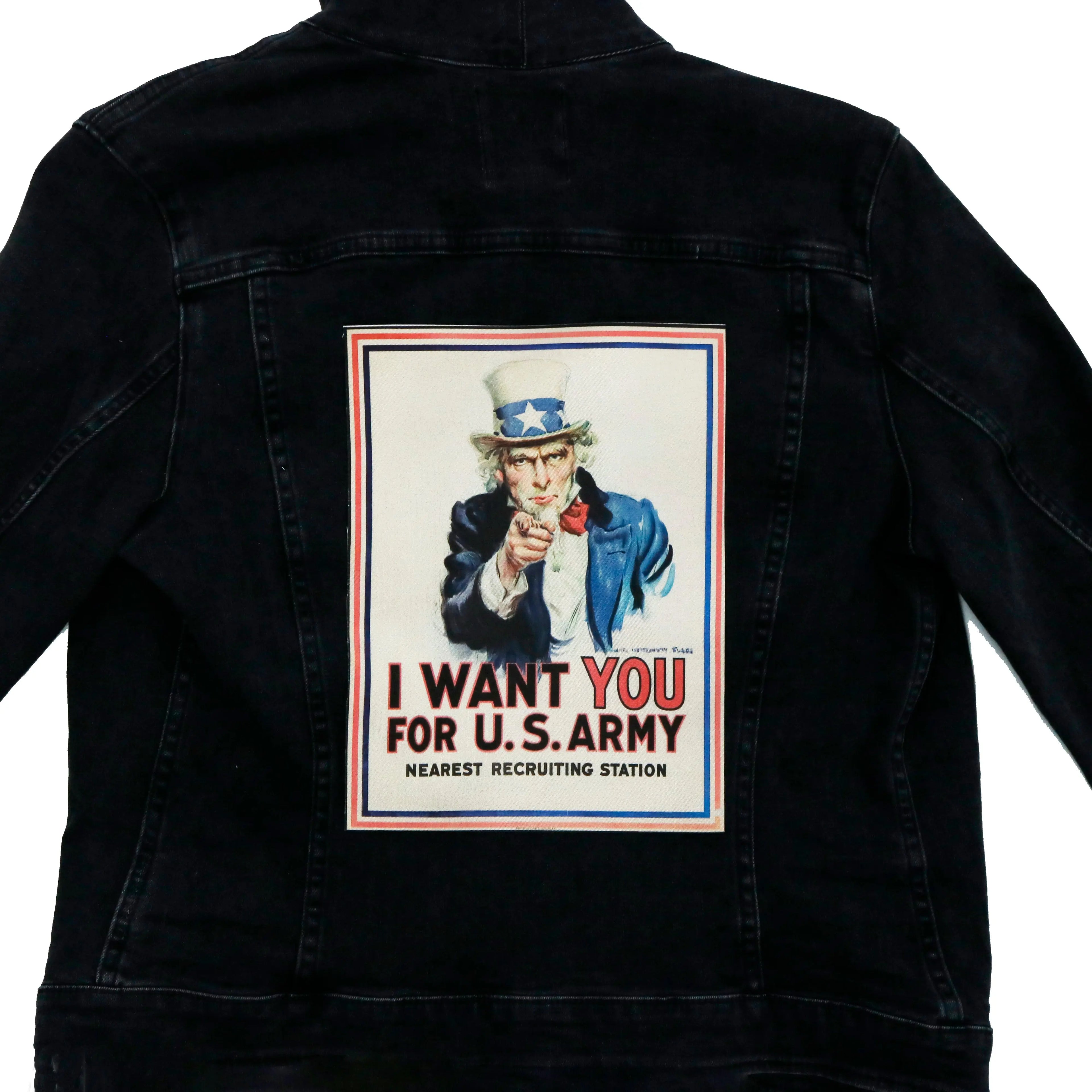 Uncle Sam Poster "I Wan't You" Iron-On FotoPatch