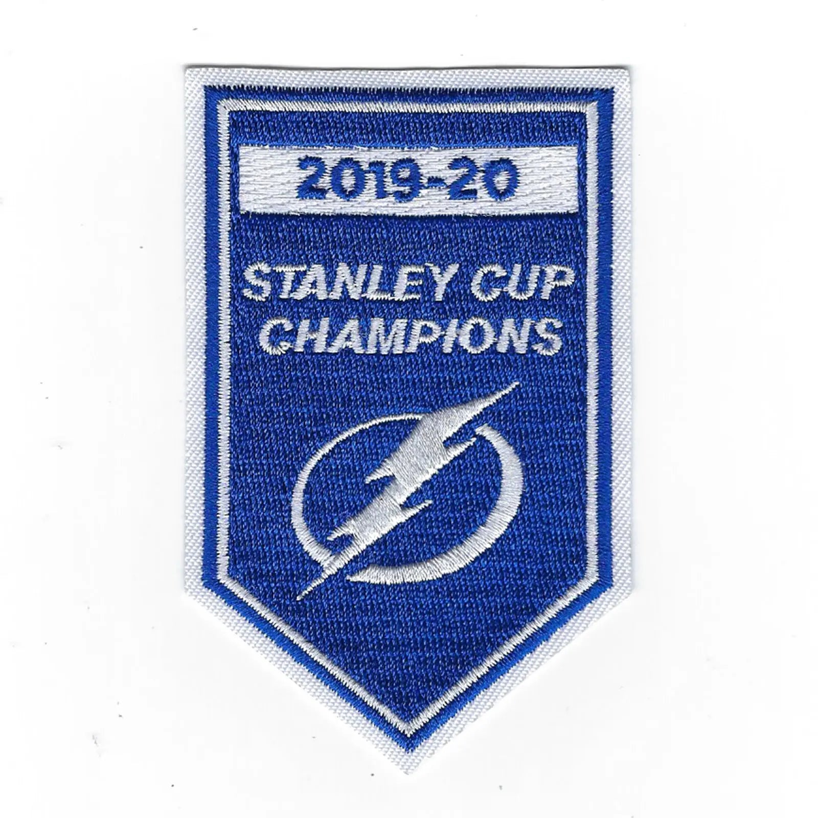 2020 NHL Stanley Cup Final Champions Tampa Bay Lightning Banner Jersey Patch