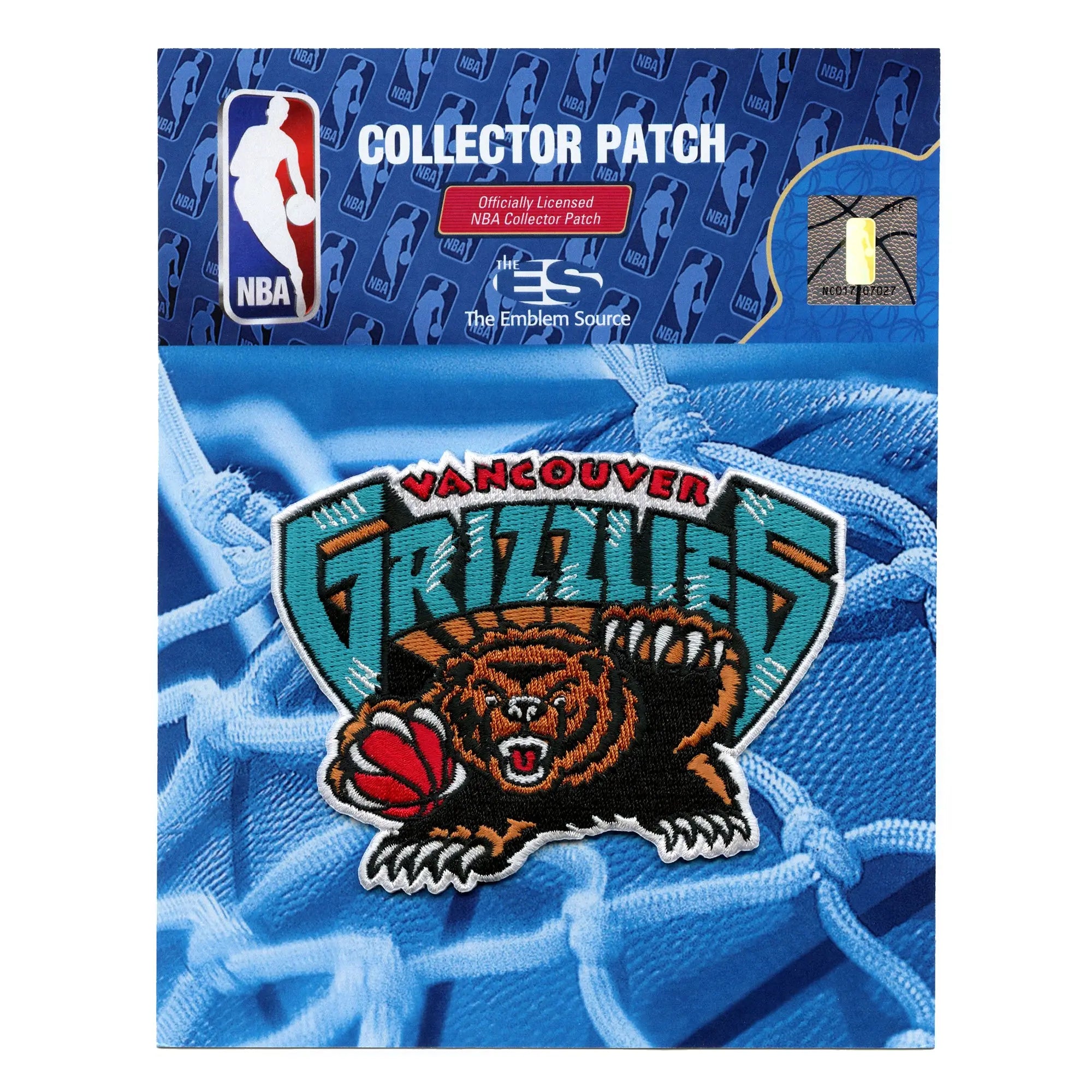 Vancouver Grizzlies Patch Hardwood Classic Logo Embroidered Iron On