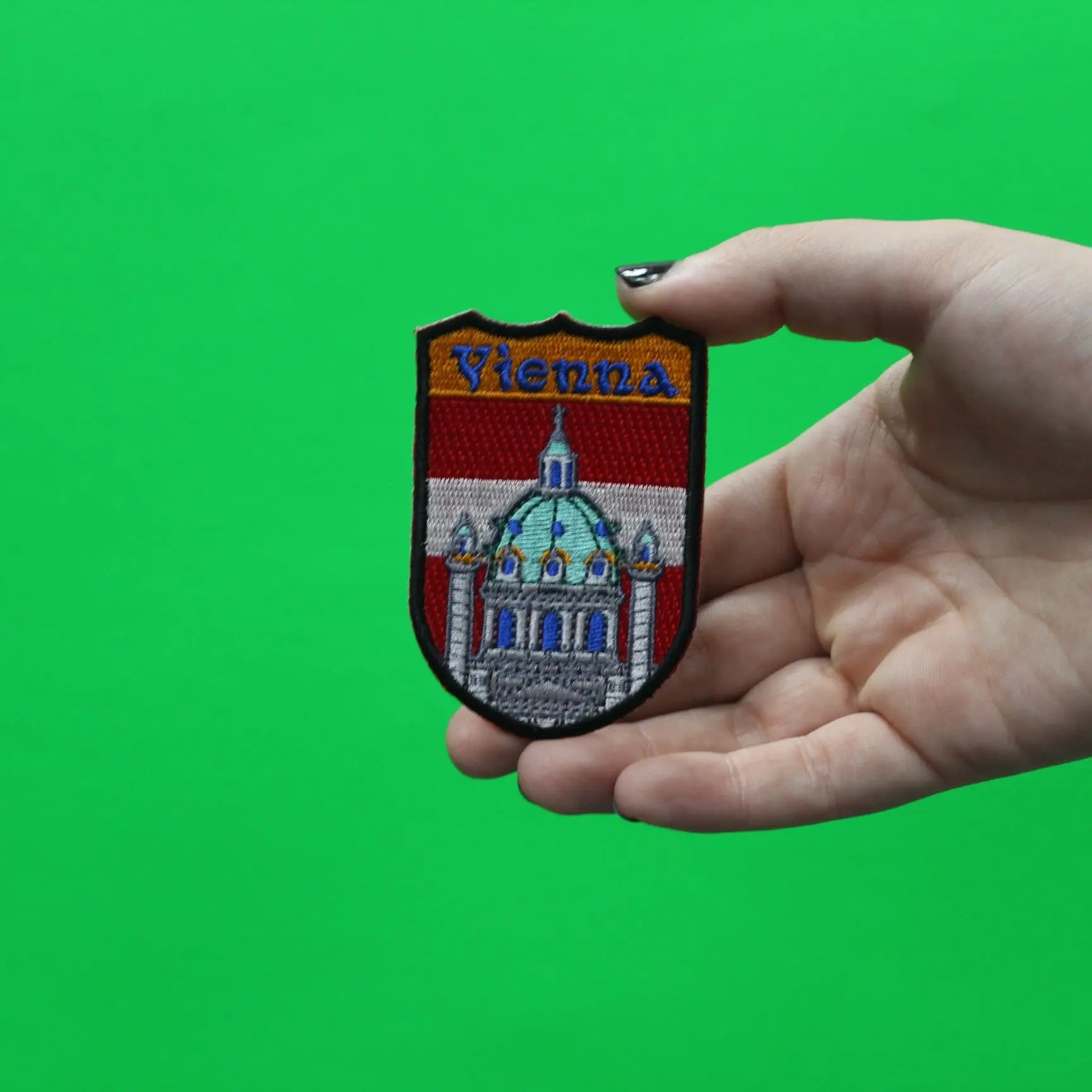 Vienna Austria Shield Embroidered Iron On Patch