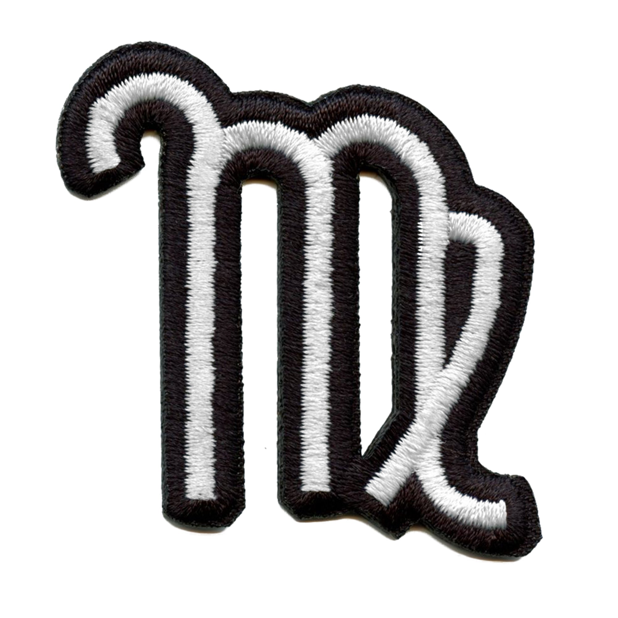 Virgo Astrological Zodiac Symbol Patch Horoscope Virgin Sign Embroidered Iron On