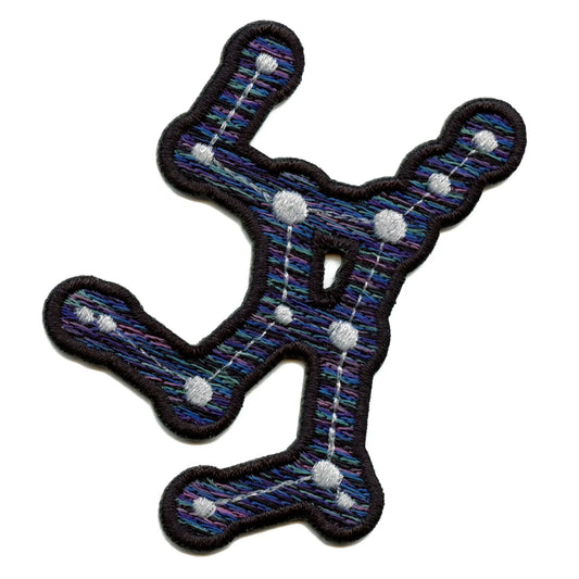 Virgo Zodiac Constellation Patch Stars Virgin Horoscope Embroidered Iron On