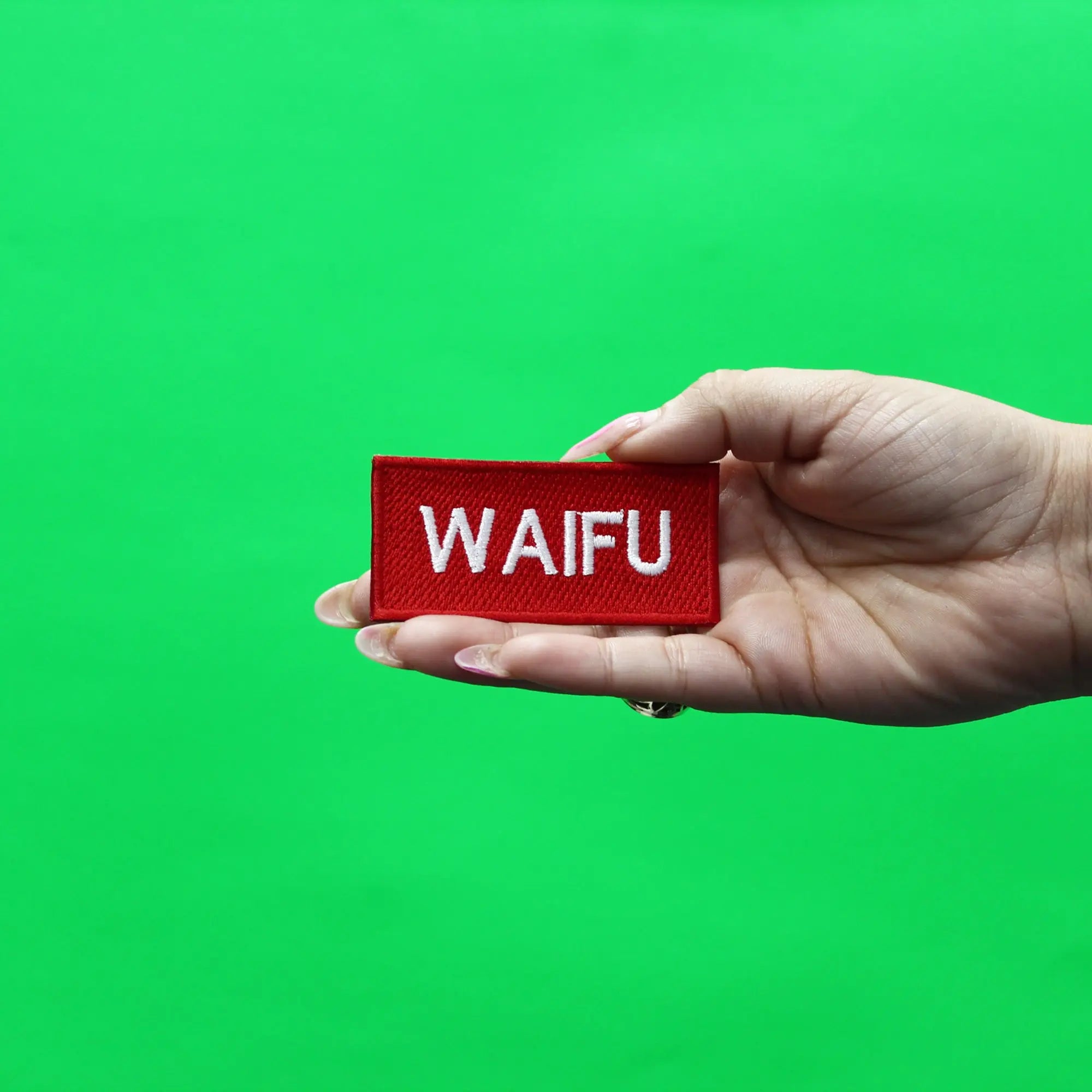 Waifu Box Logo Iron On Embroidered Patch