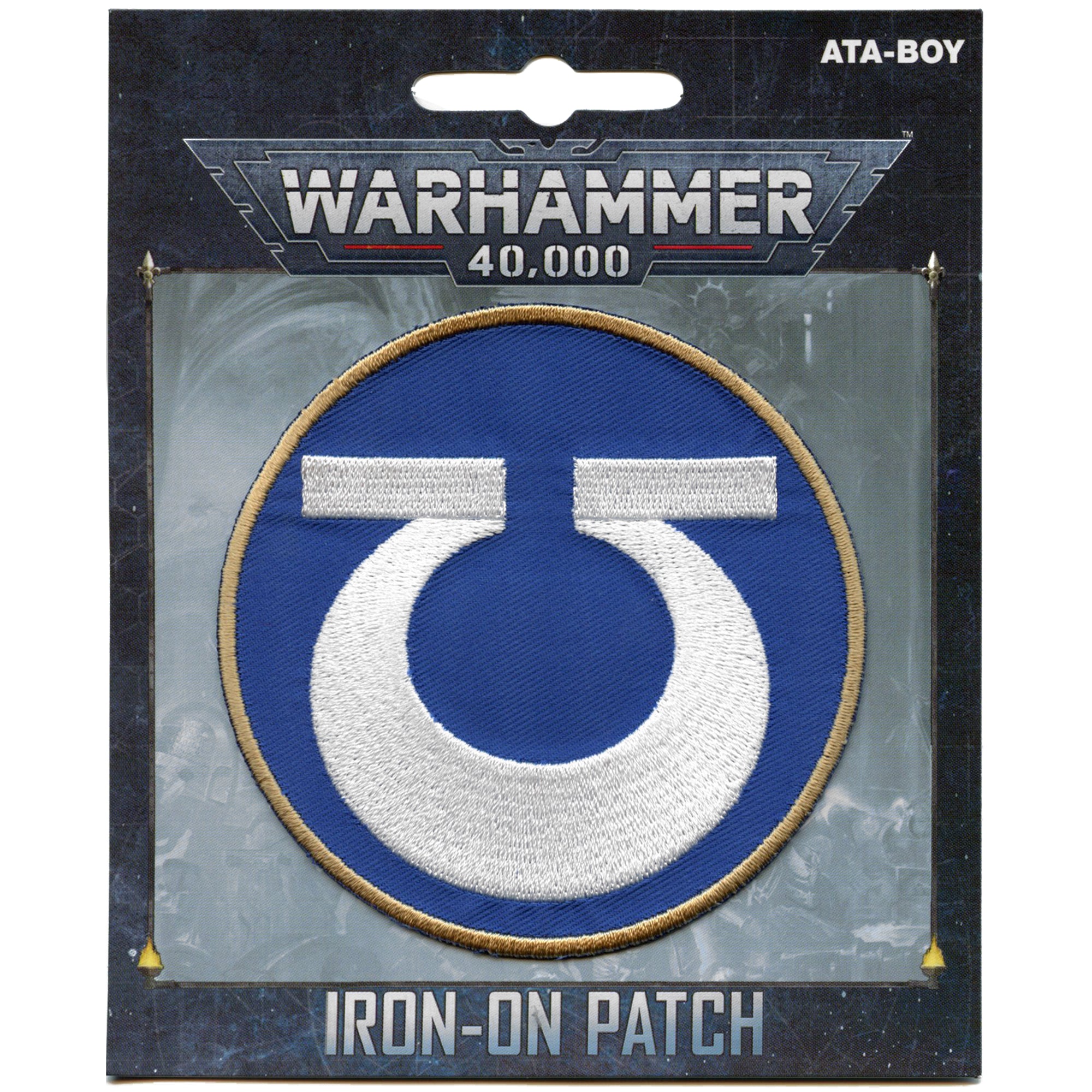 Warhammer 40K Ultramarines Patch Space Icon Gaming Embroidered Iron on