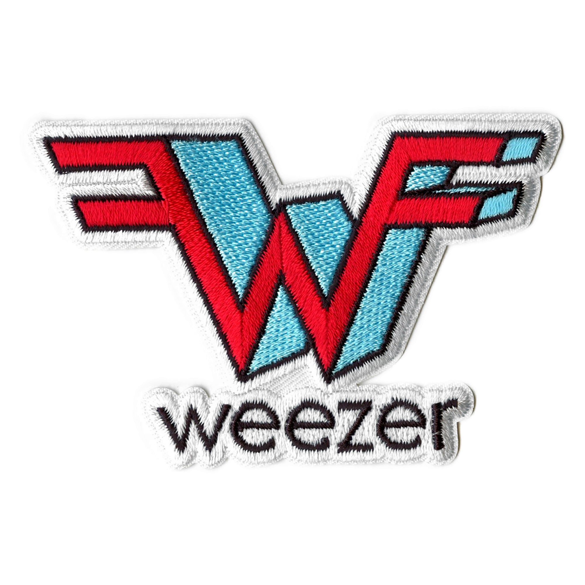 Weezer Patch 3D Logo Embroidered Iron On