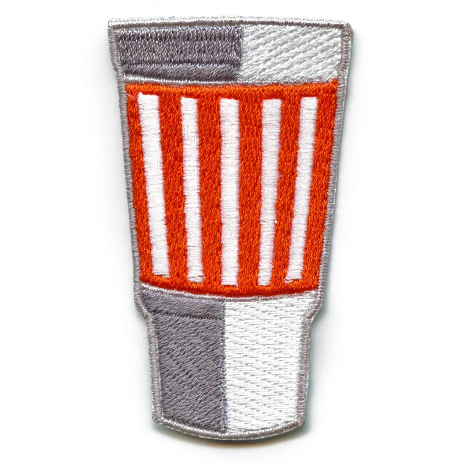 Texas Fast Food To Go Drink Cup Embroidered Iron On Patch