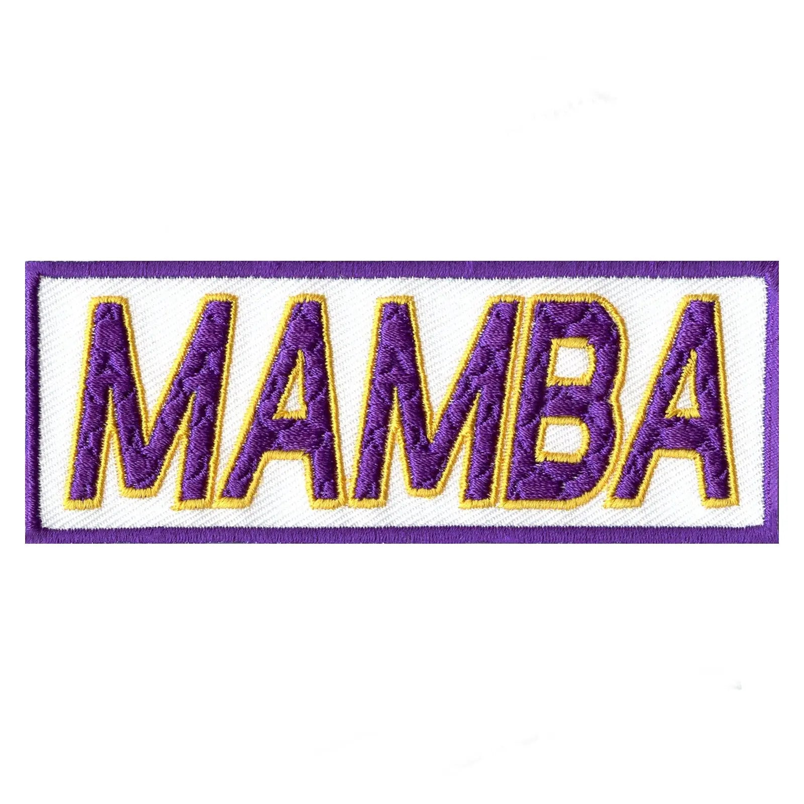 Mamba Box Logo Embroidered Iron On Patch