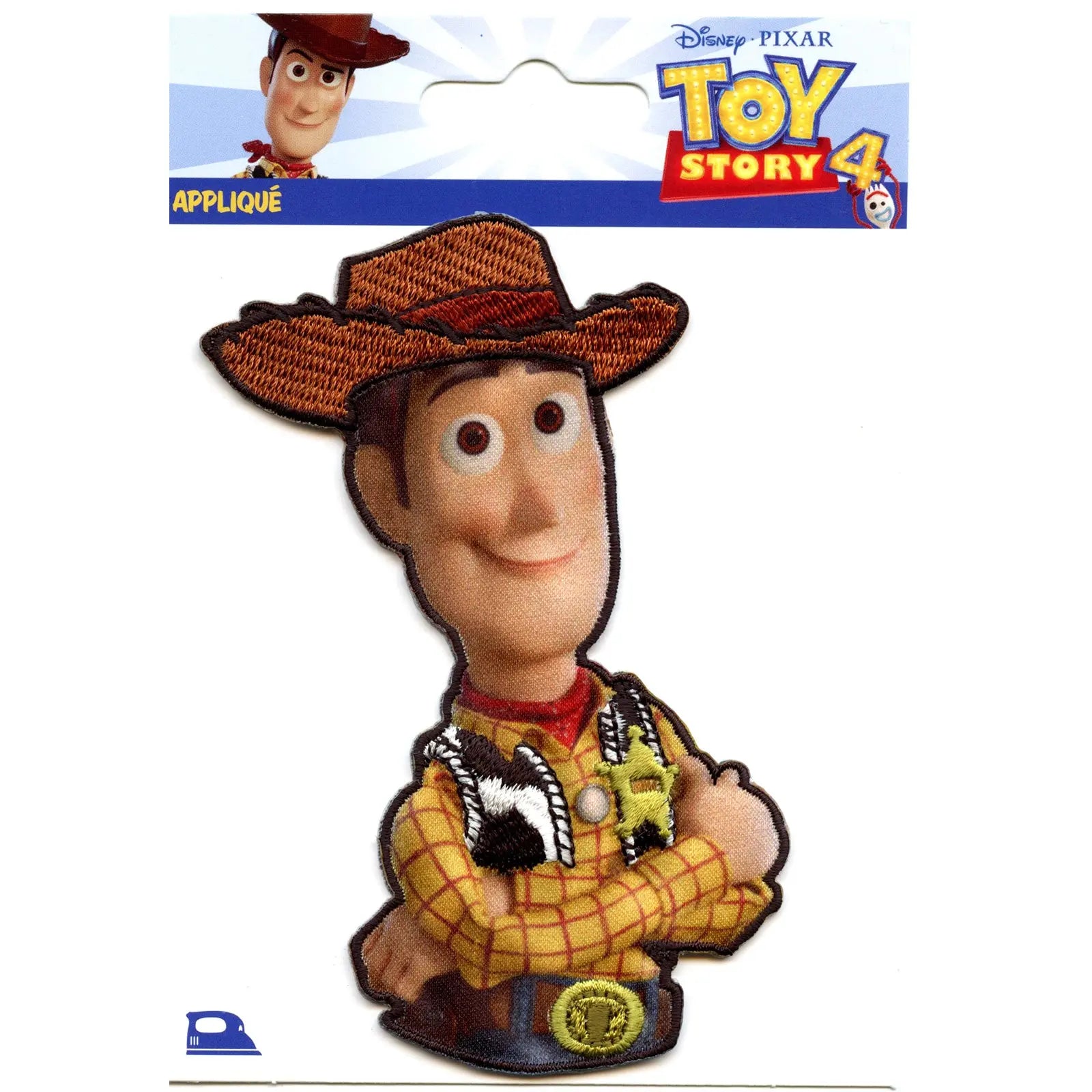 Disney Pixar Toy Story Woody Crossing Arms Applique Patch