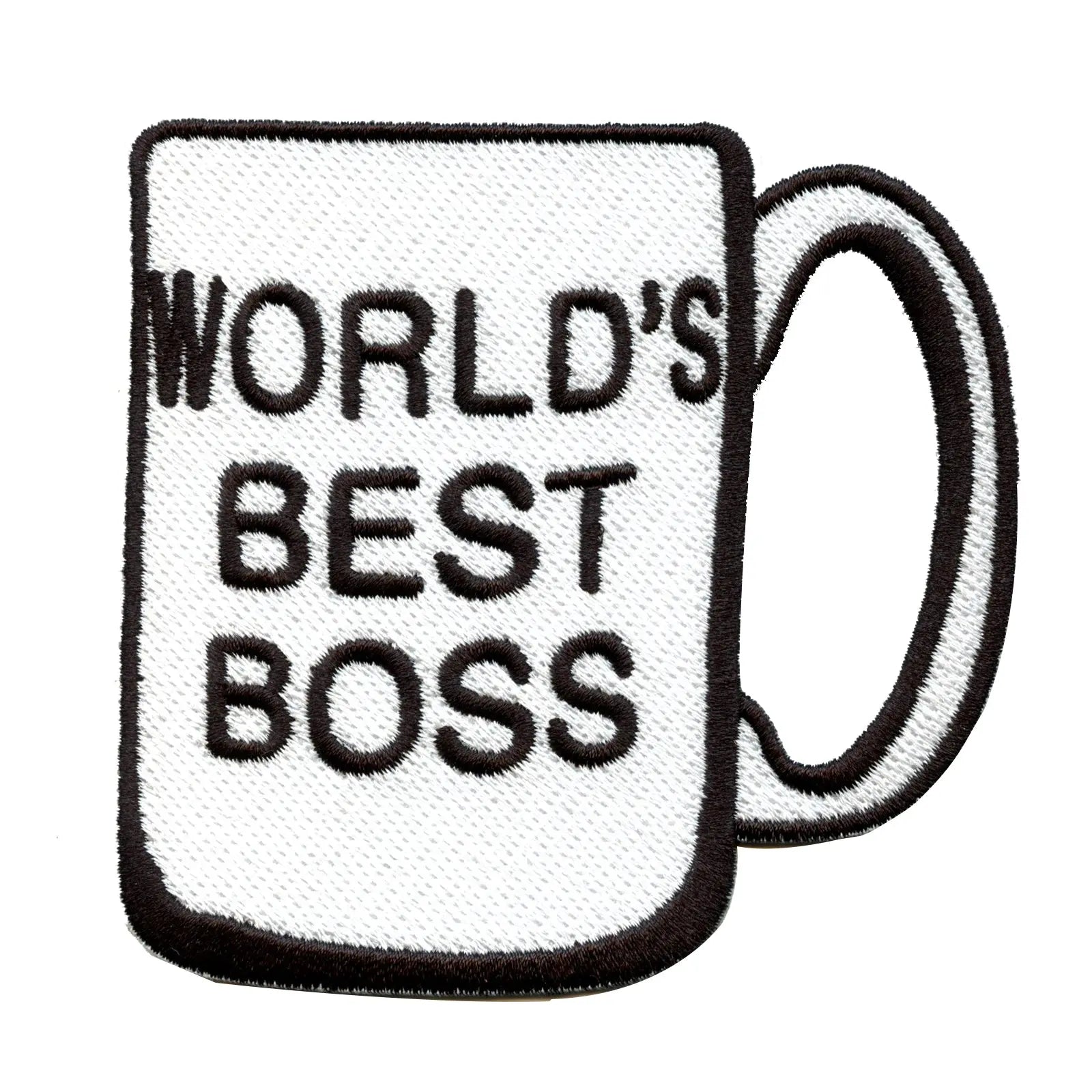 NBC The Office Michael Scott's "World's Best Boss" Coffee Mug Embroidered Iron on Patch