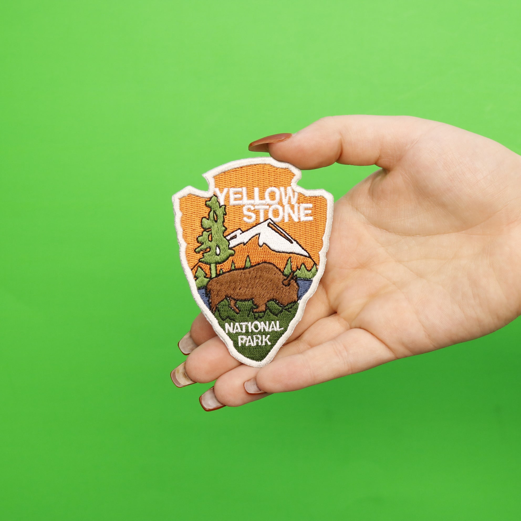 Yellowstone National Park Travel Patch Embroidered Iron On Patch