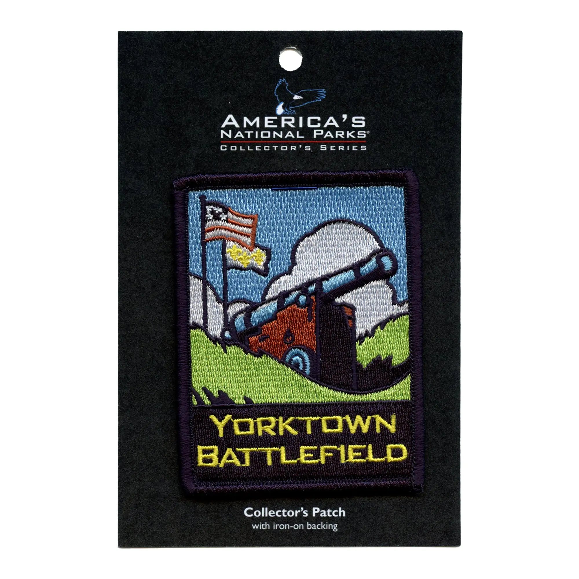 Yorktown Battlefield Canon Patch Historical Park Civil War Embroidered Iron On