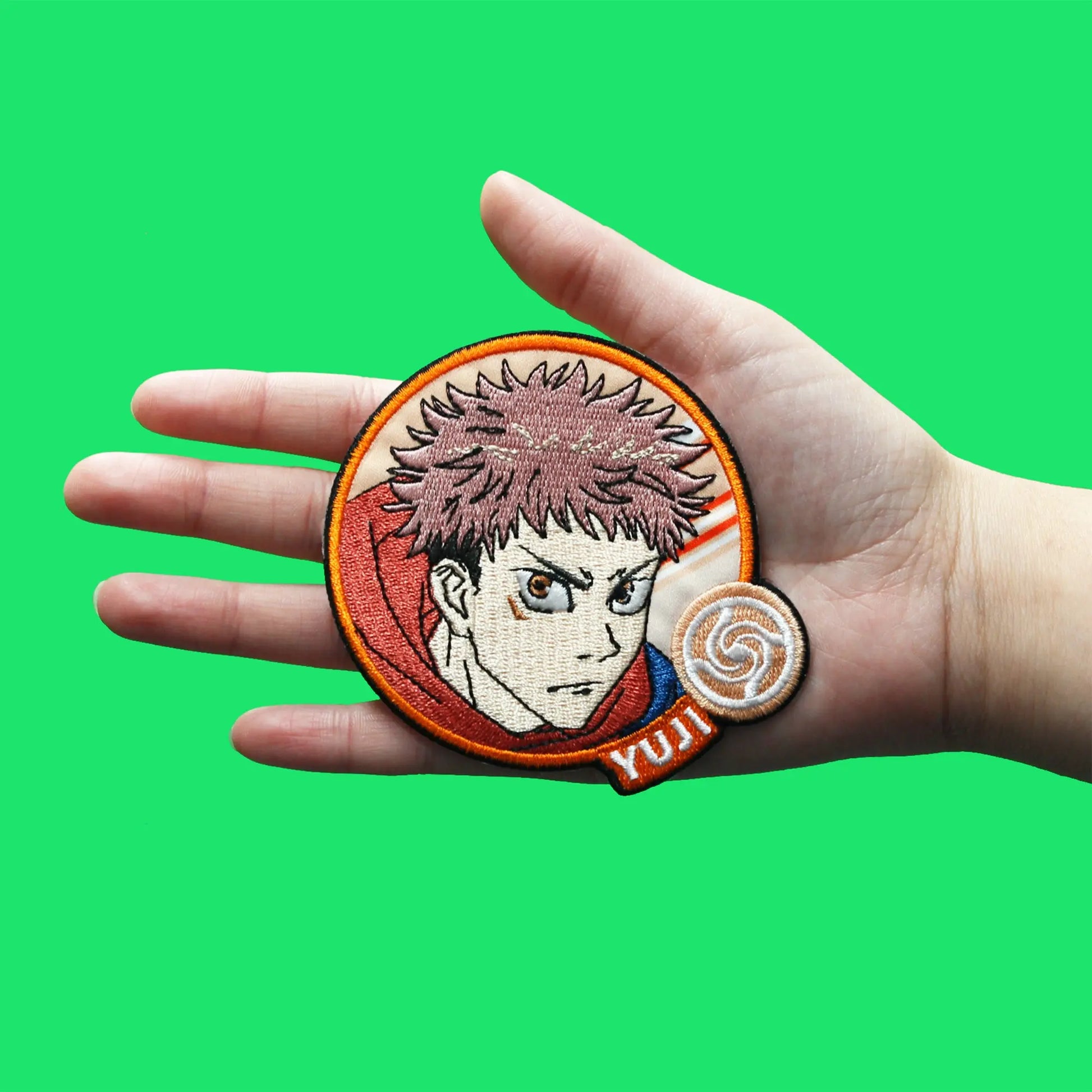 Jujutsu Kaisen Yuji Itadori Patch Demon Fight School Embroidered Iron On