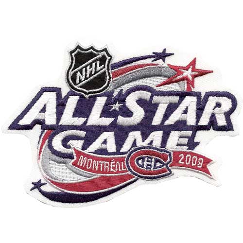 2009 NHL All-star Game Jersey Patch Montreal Canadiens English Version