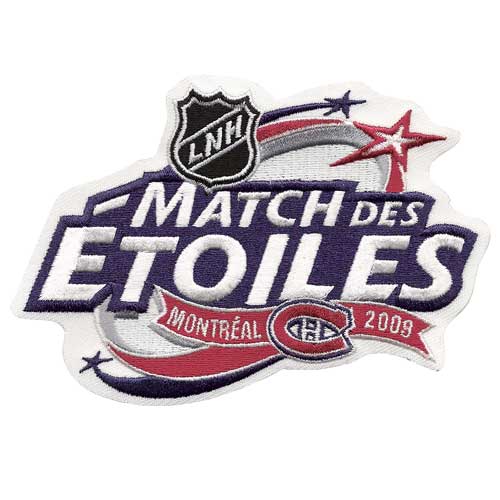 2009 NHL All-star Game Jersey Patch Montreal Canadiens French Version (Match Des Etoiles)