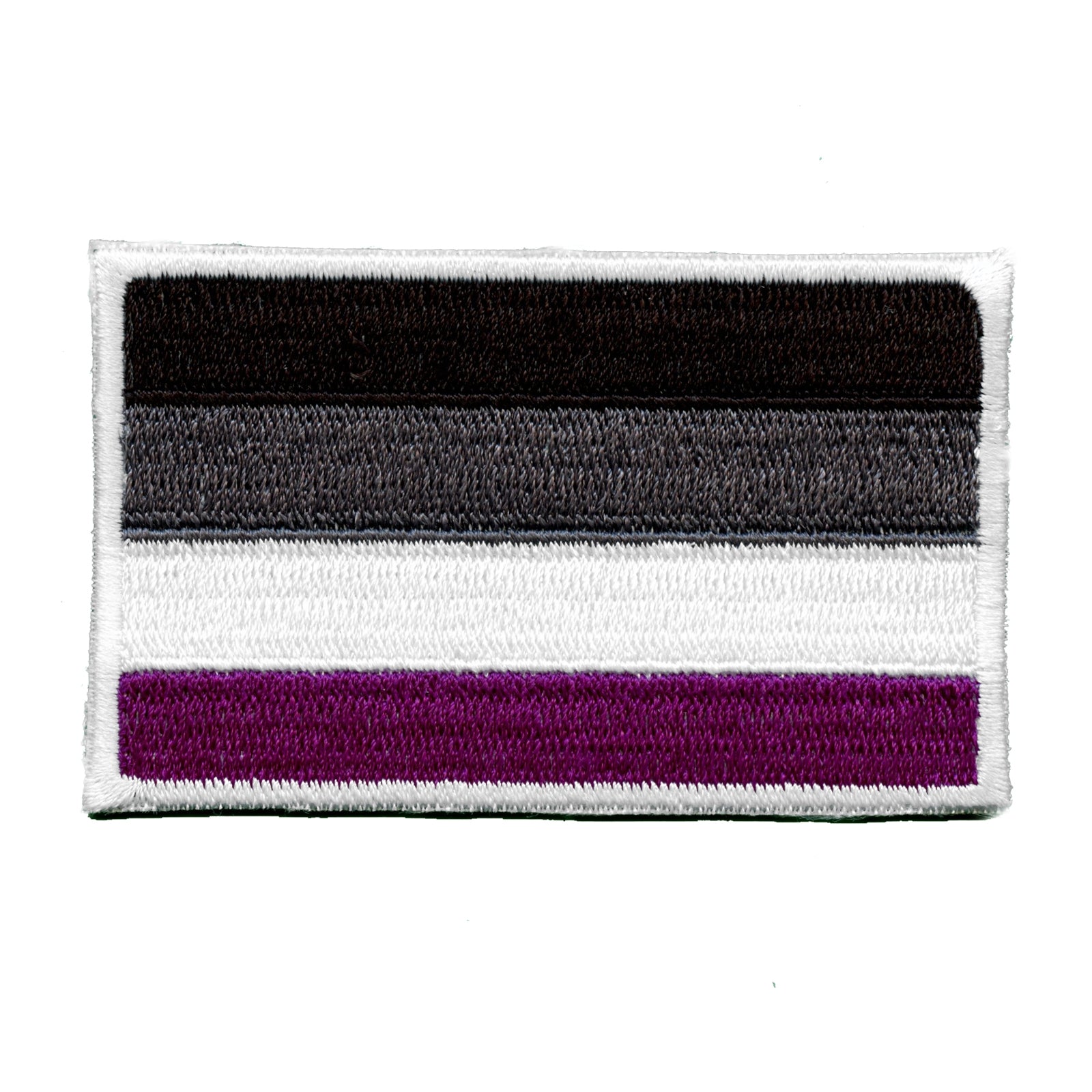 Asexual Pride Flag Patch LGBTQ+ Embroidered Iron On