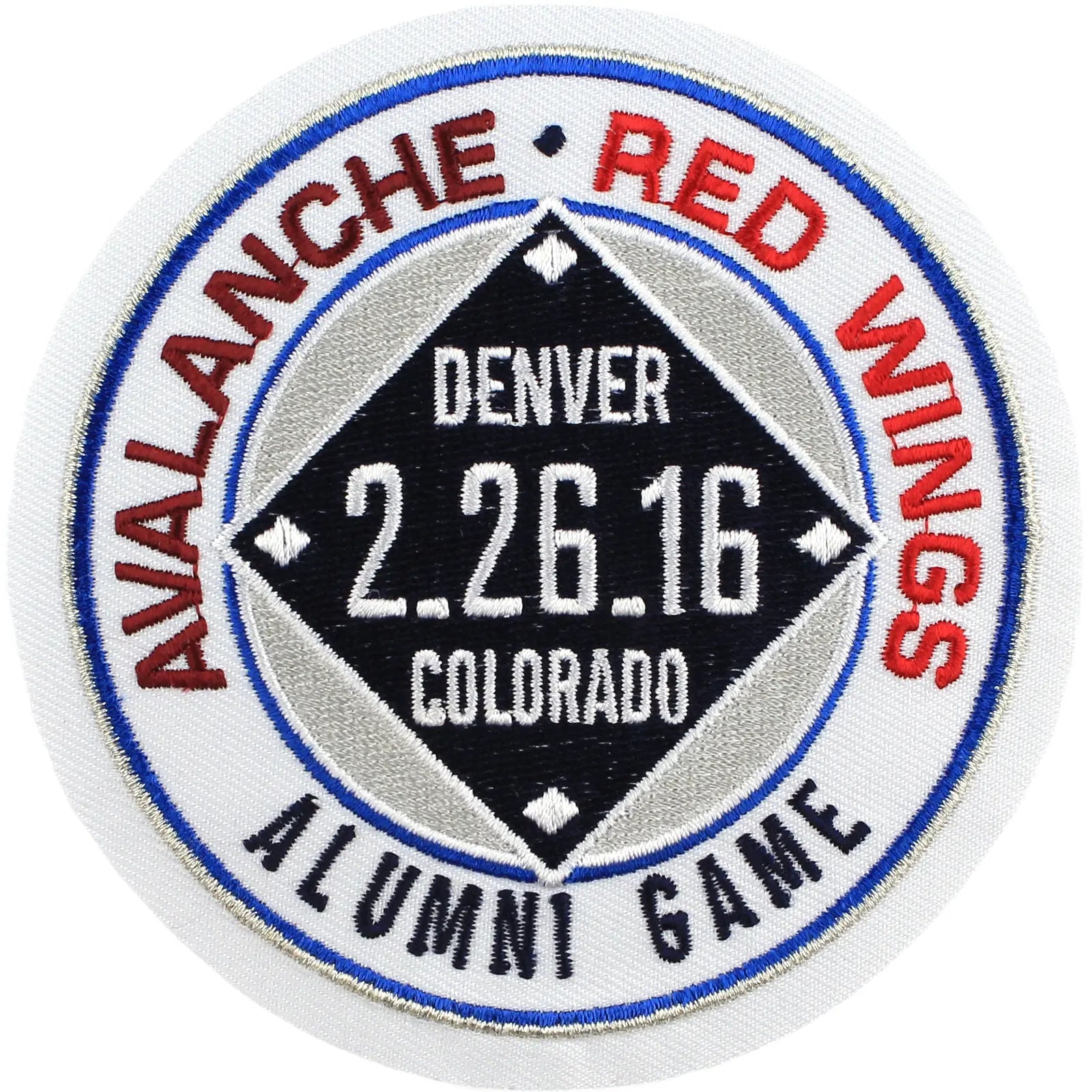 2016 NHL Stadium Series Alumni Game Jersey Patch (Colorado Avalanche vs. Detroit Red Wings)