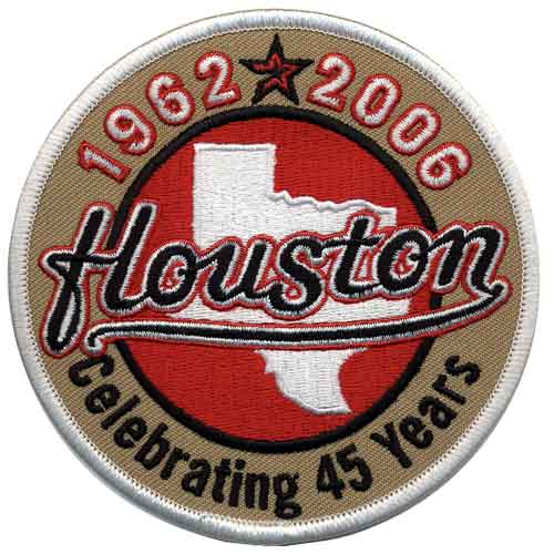 2006 Houston Astros 45th Team Anniversary Season Jersey Sleeve Patch