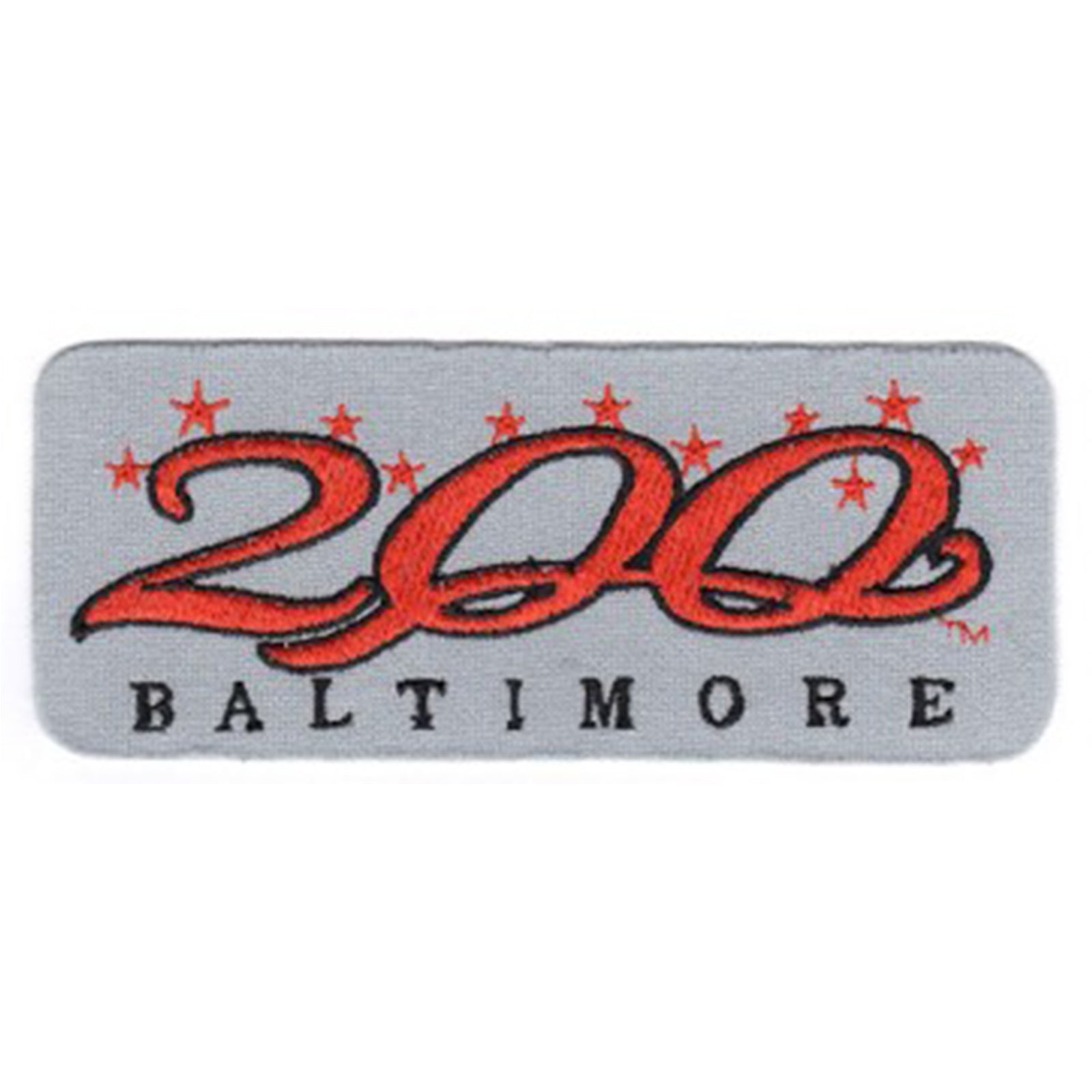 1997 Baltimore Orioles 200th Anniversary of City Patch (Gray Version)