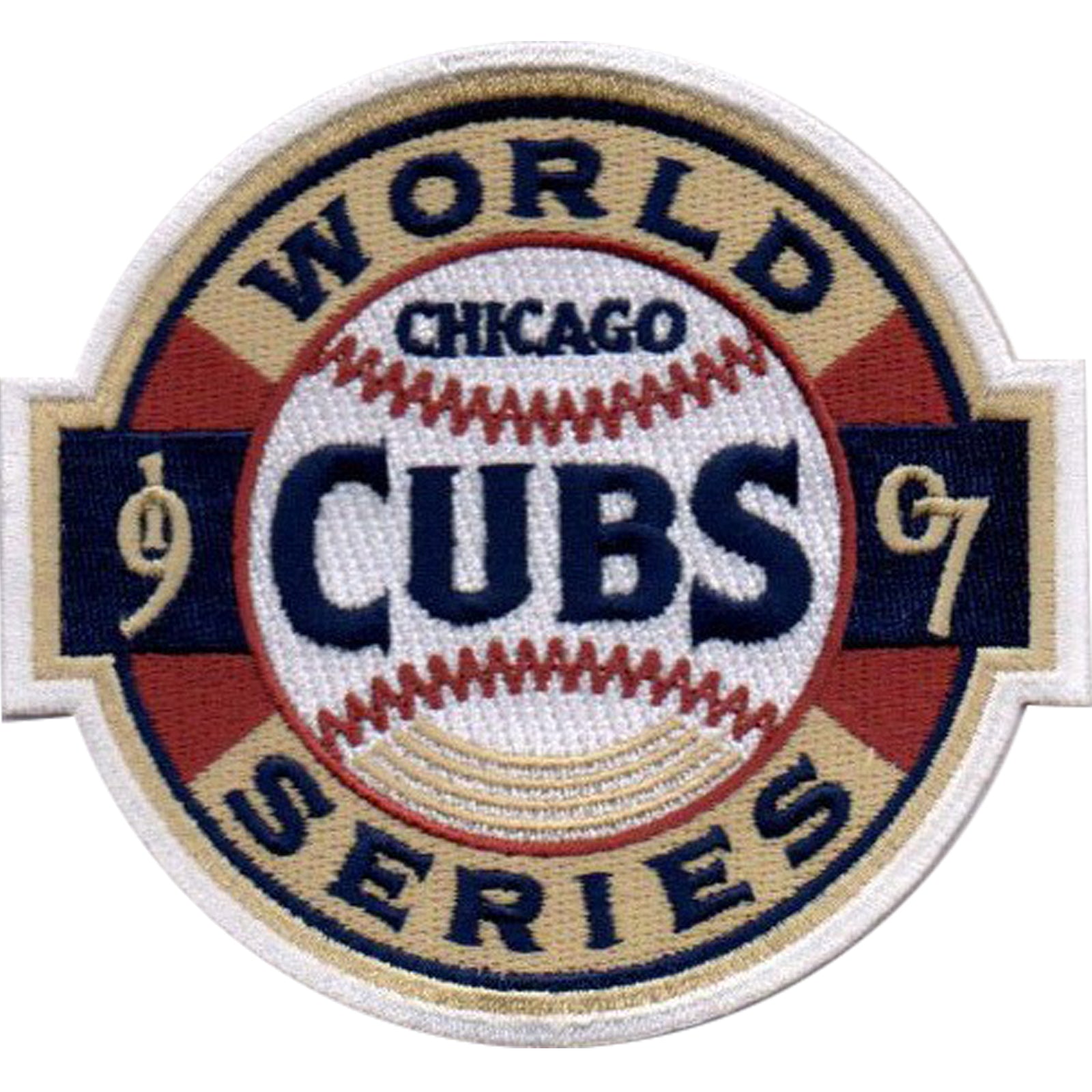 1907 Chicago Cubs MLB World Series Championship Jersey Patch