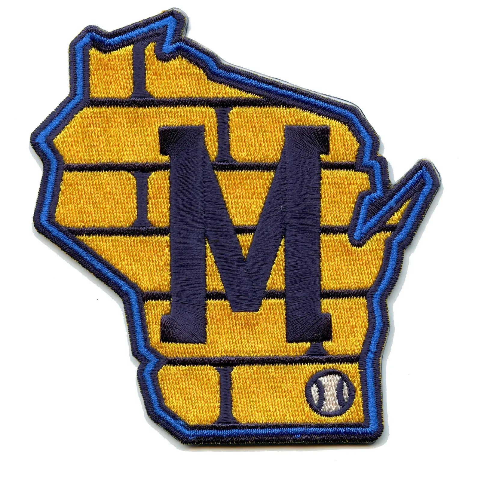 2020 Milwaukee Brewers Road Jersey Sleeve Patch