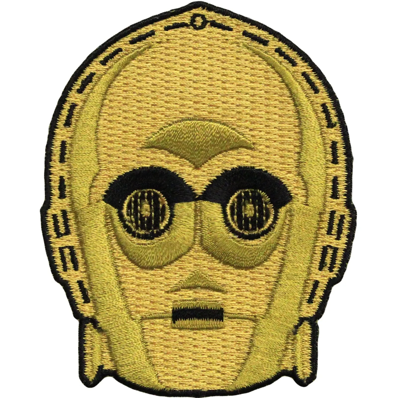 Star Wars Official C-3PO Head Logo Iron On Patch