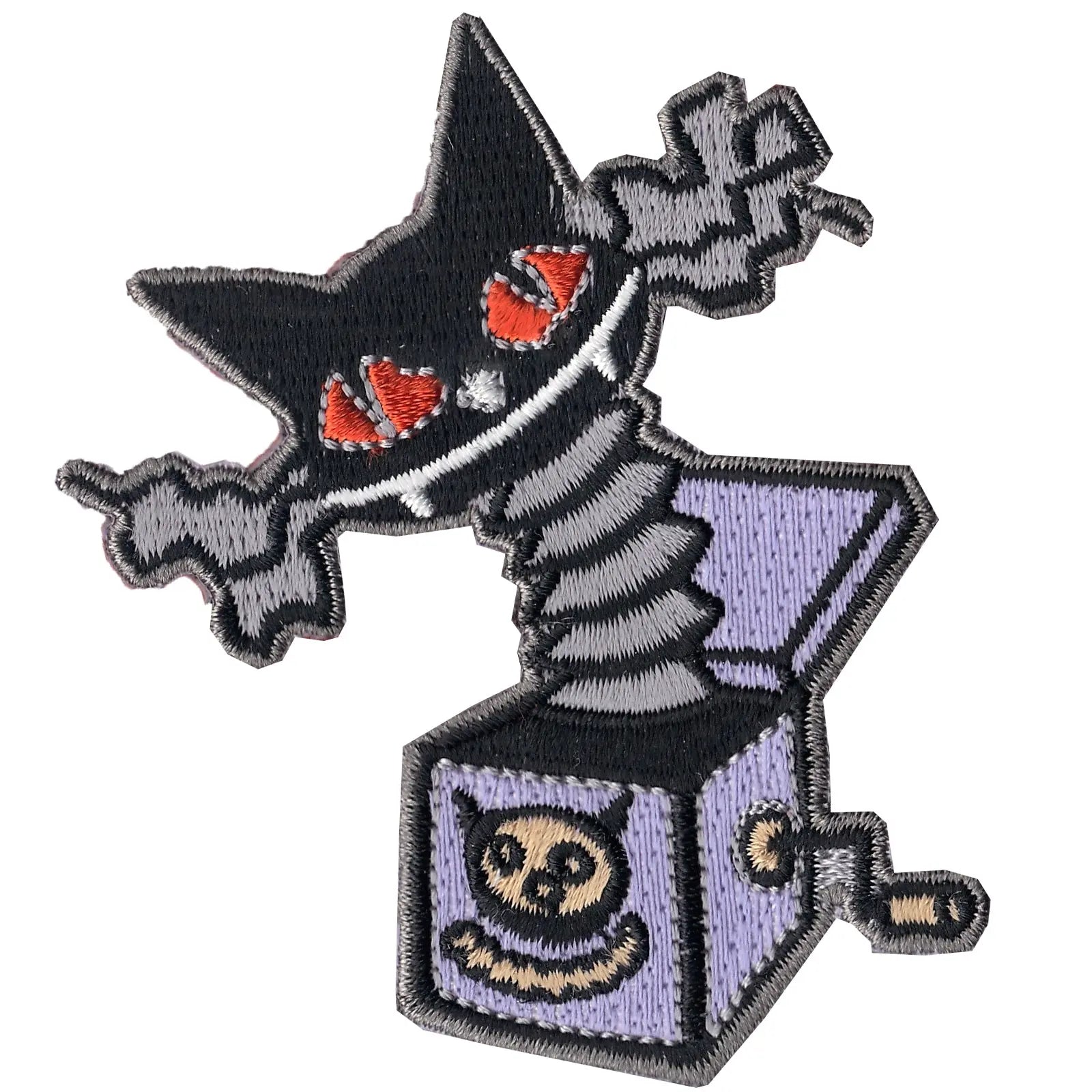 Nightmare Before Christmas Scary Music Box Disney Iron On Applique Patch