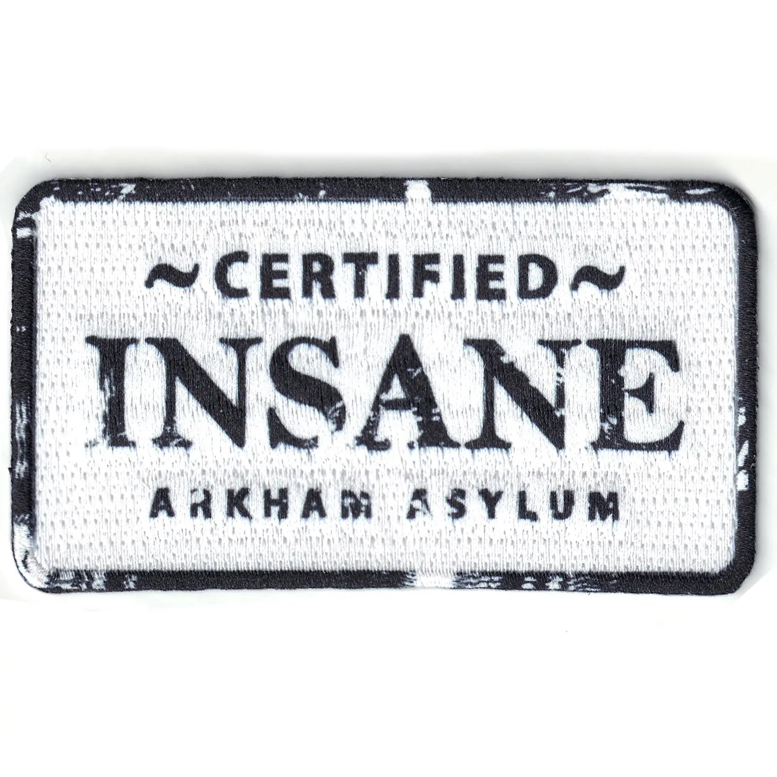 DC Comics Batman The Joker 'Certified Insane' Embroidered Iron On Patch