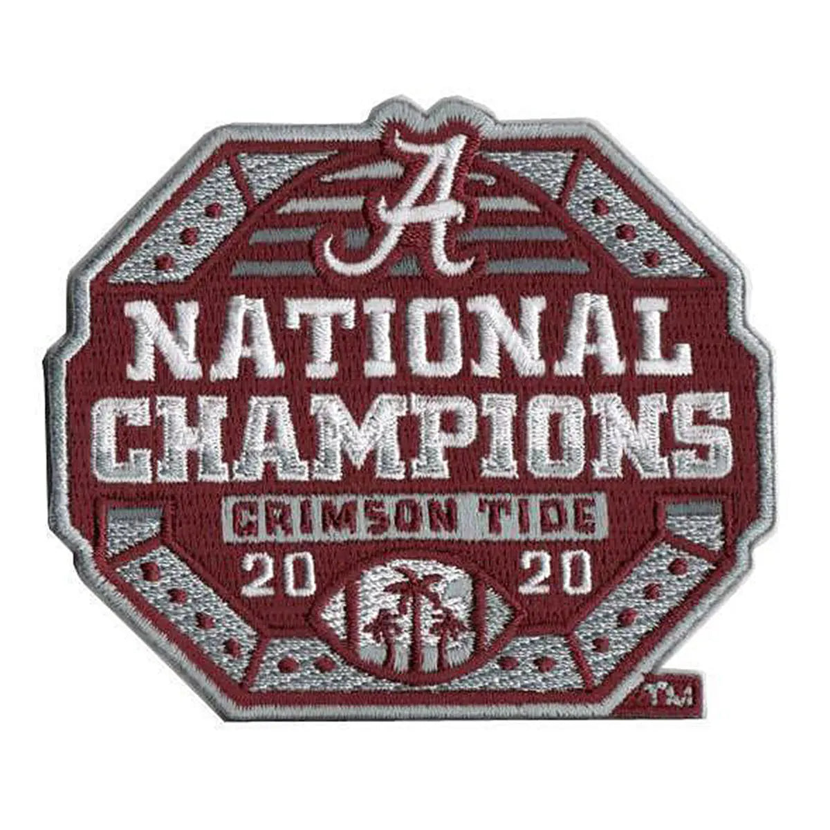 2020 College National Champions Alabama Crimson Tide Football Patch