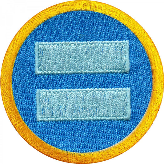 Equality Scout Merit Badge Embroidered Iron-on Patch