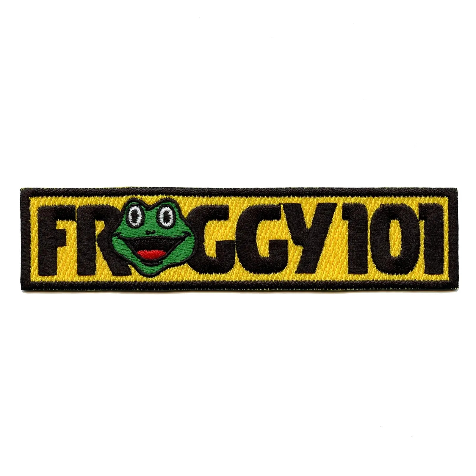 Froggy 101 Paper Company Logo Embroidered Iron On Patch
