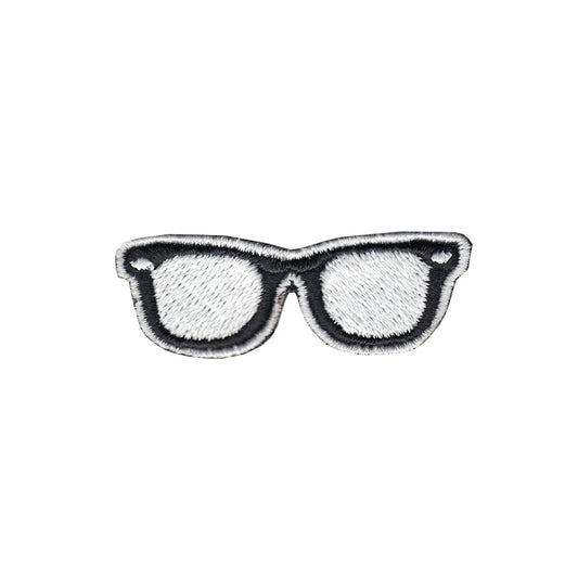 Glasses Embroidered Iron On Patch
